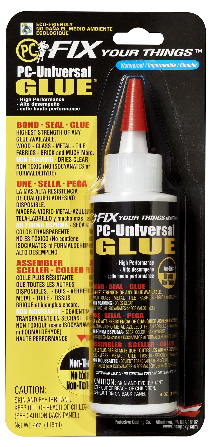 PC Products PC-Universal Glue, High Performance Adhesive, 4 oz, 804049