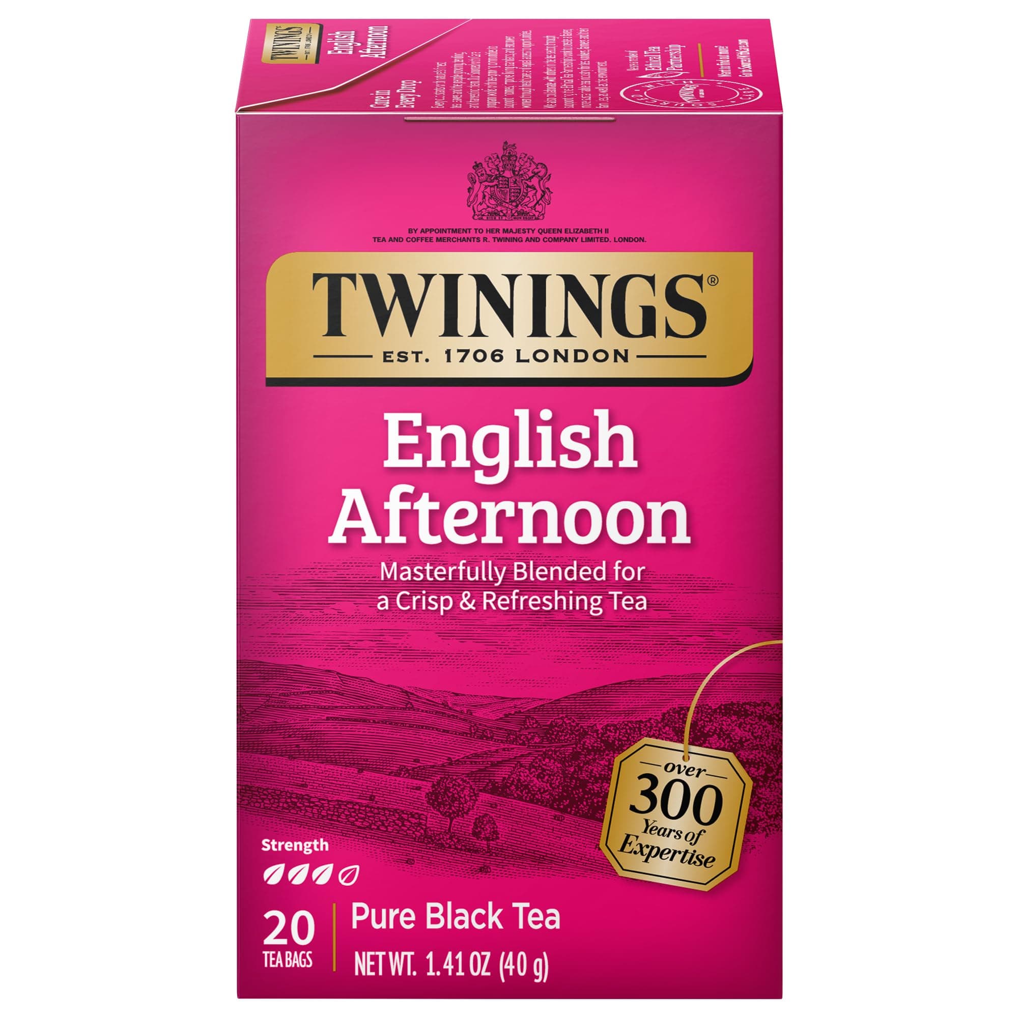 Twinings Tea English Afternoon Tea, 20 ct