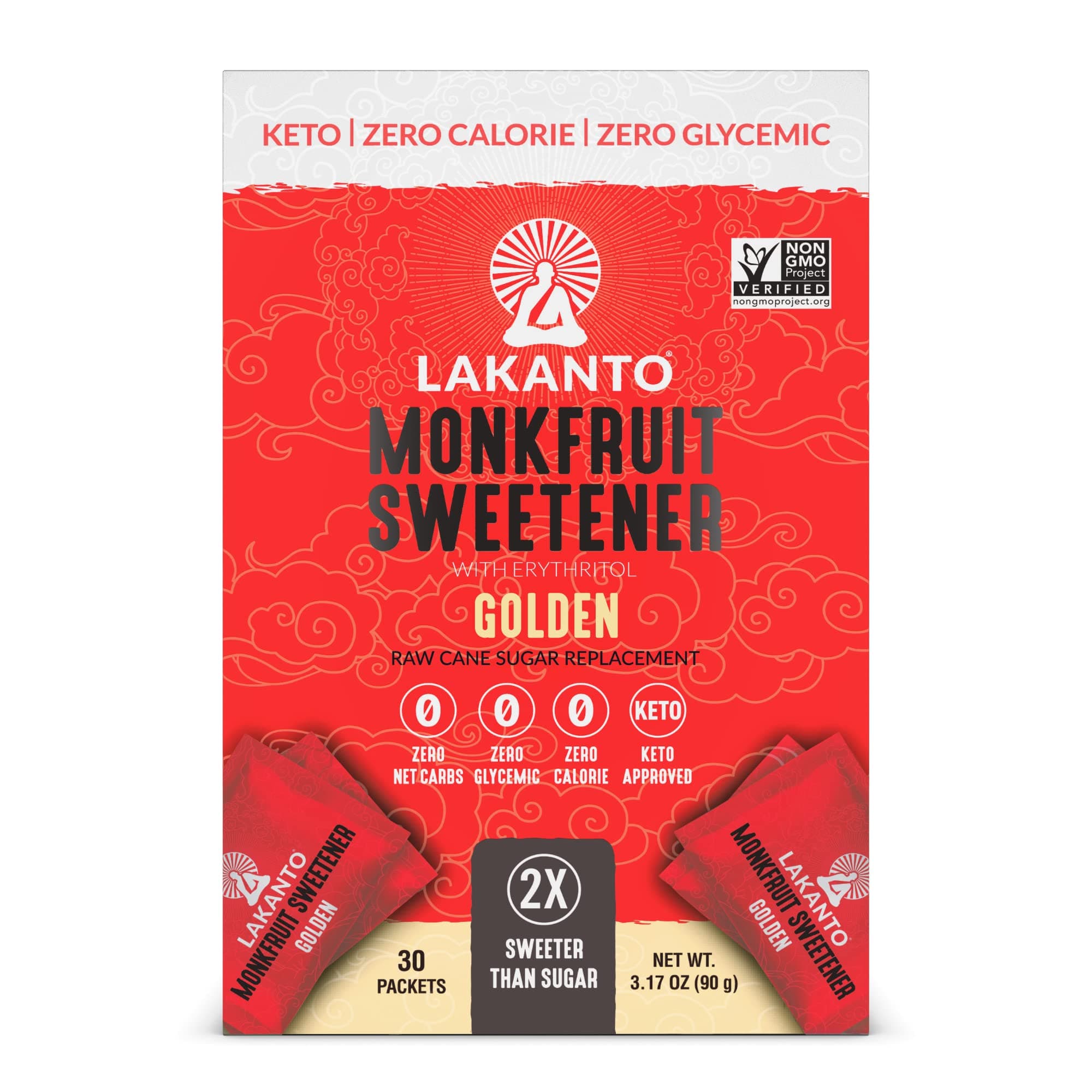 Golden Monk Fruit Sweetener Packets