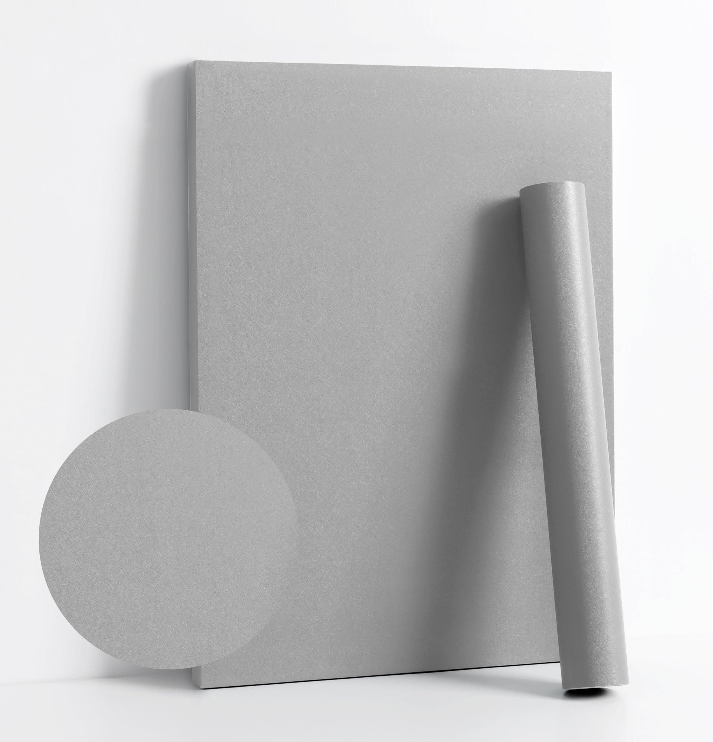 Dimoon 236''x17.7'' Grey Peel and Stick Wallpaper Contact Paper Modern Self Adhesive Wall Paper Removable Renter Friendly Textured Solid Color Shelf Cabinet Vinyl Roll (236''x17.7'',Grey)