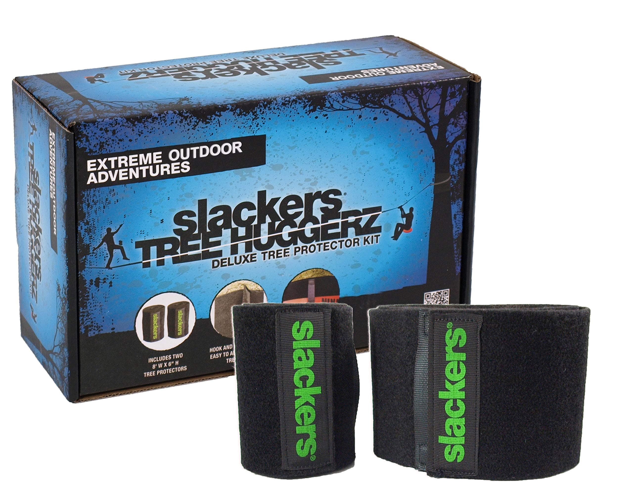 Slackers USA Tree Protection Set for the Slackline, Ninja Line or Zip Line, Set for 2 Trees, 980011