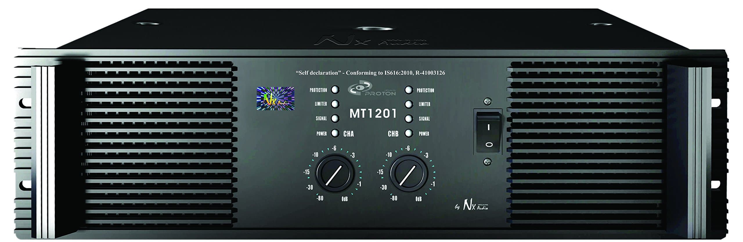 NX Audio Proton MT1201 Live Sound Power Amplifier