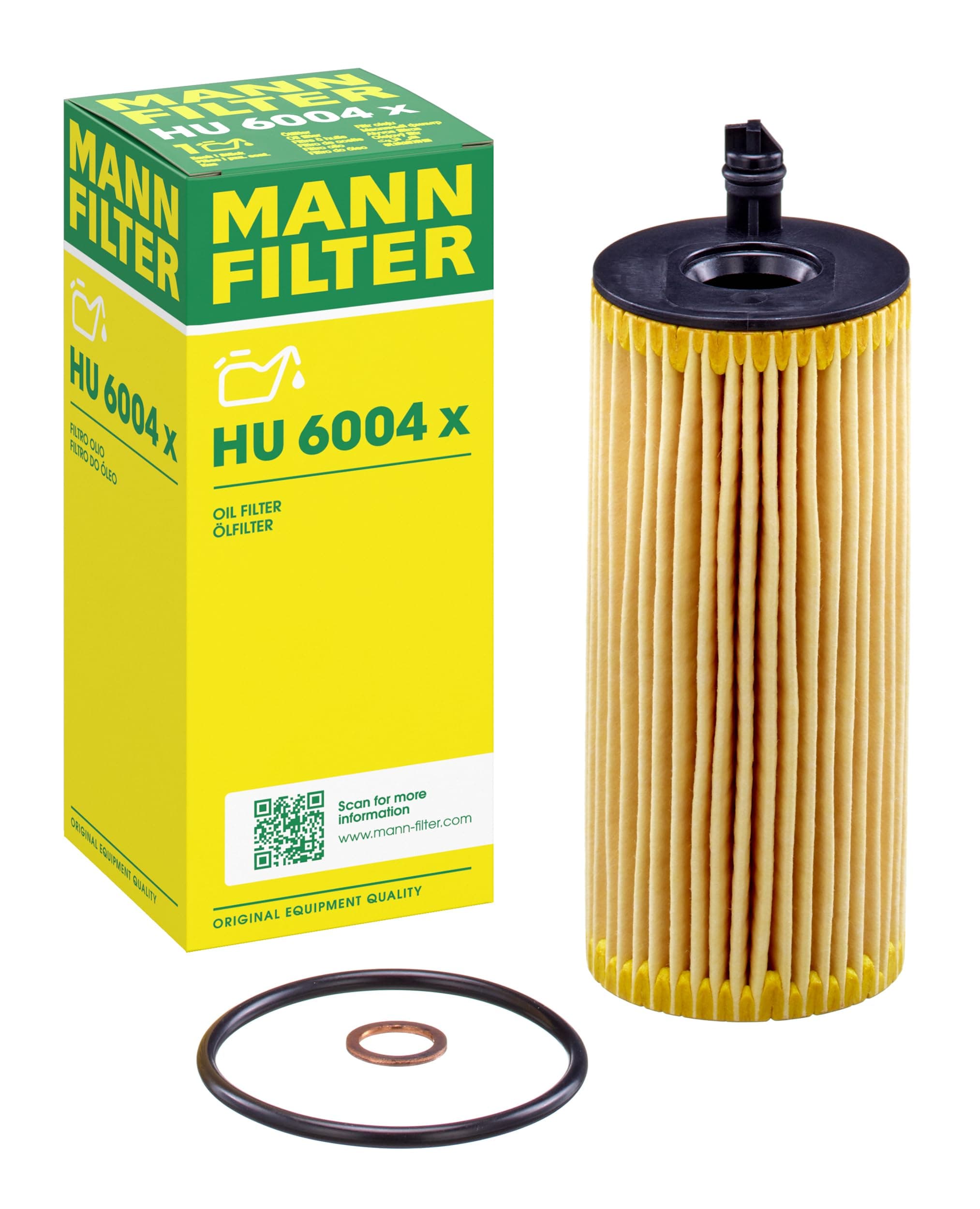 MANN-FILTER HU 6004 x Oil Filter - for Cars + Transporters
