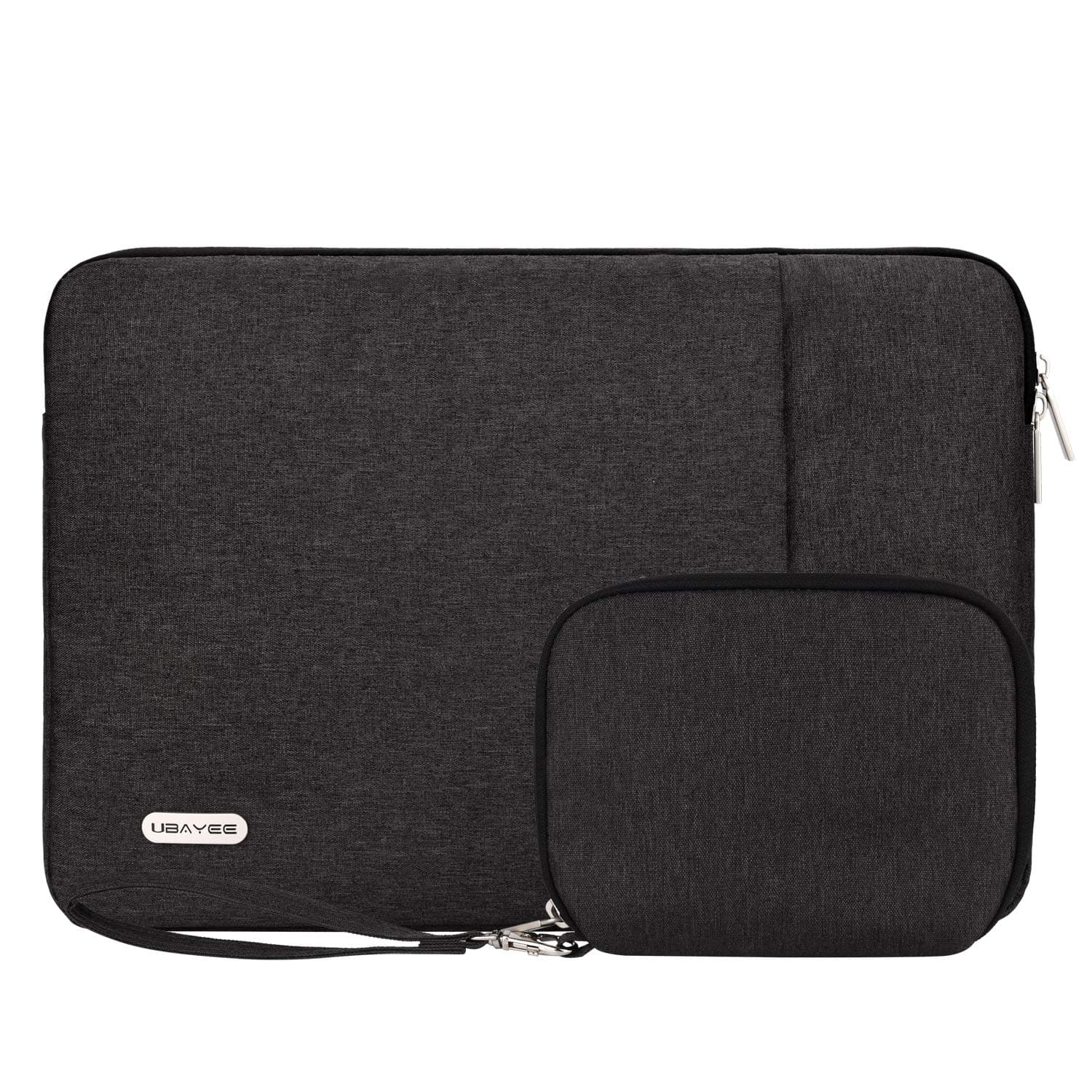 UBAYEE 13 Inch Laptop Sleeve for Macbook Pro (2016-2020) A2251 A2289 A2159 A1706 A1708 A1989, Macbook Air (2018-2020) A2179 A1932, Surface Pro 2 3 4 5 6, Notebook Bag with Small Pouch - Black