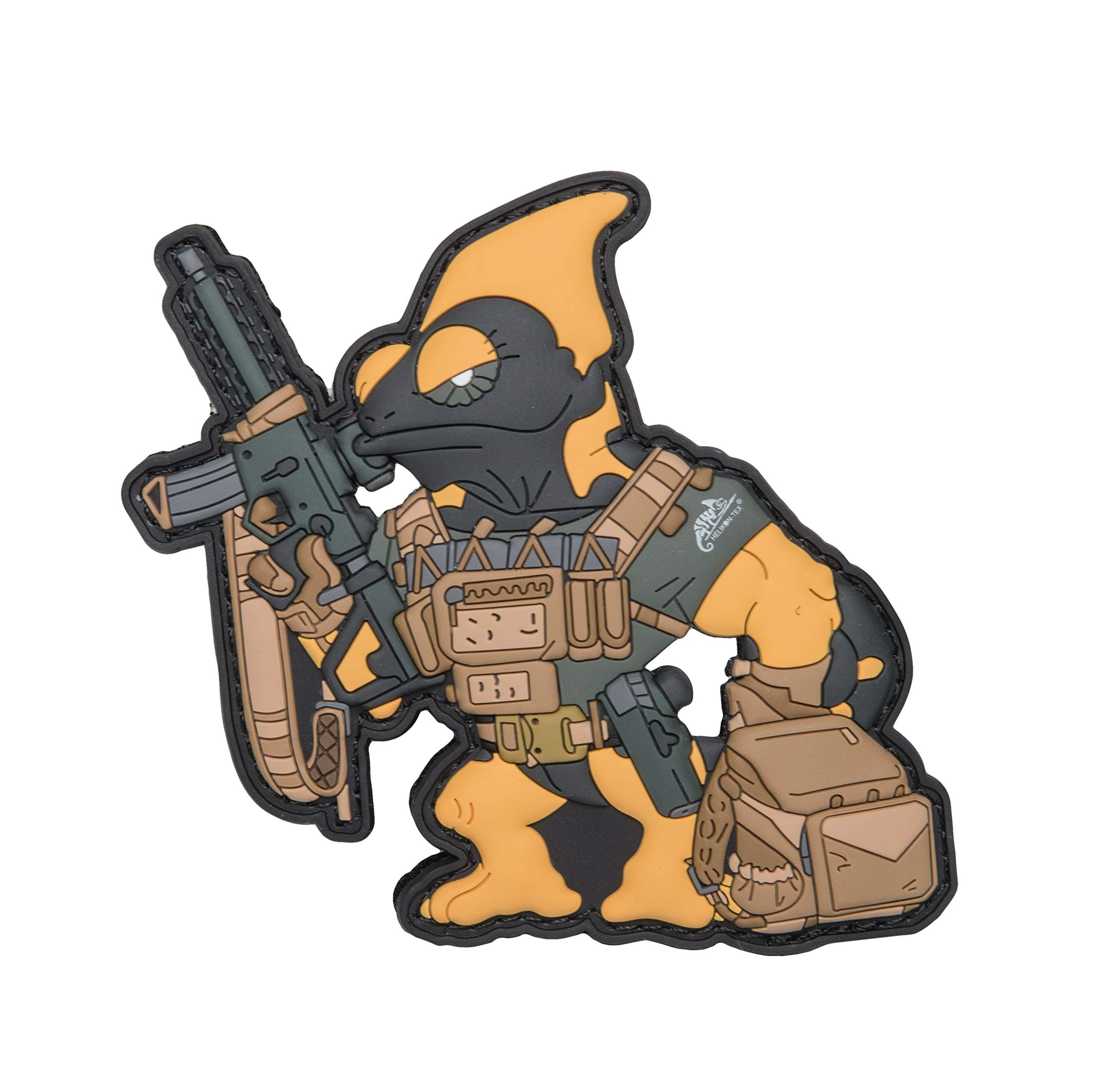 Patchlab CHAMELEON FIREARM INSTRUCTOR PATCH - PVC BLACK/YELLOW