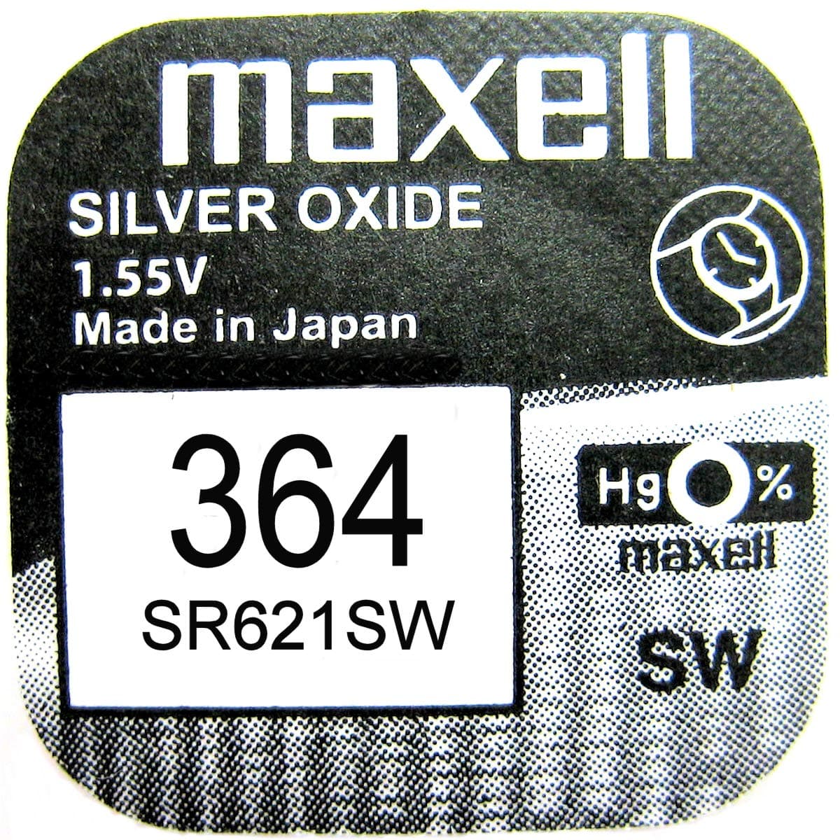 Maxell Silver Oxide Battery SR621SW Watch Low Drain Replaces 364 FREE SHIP