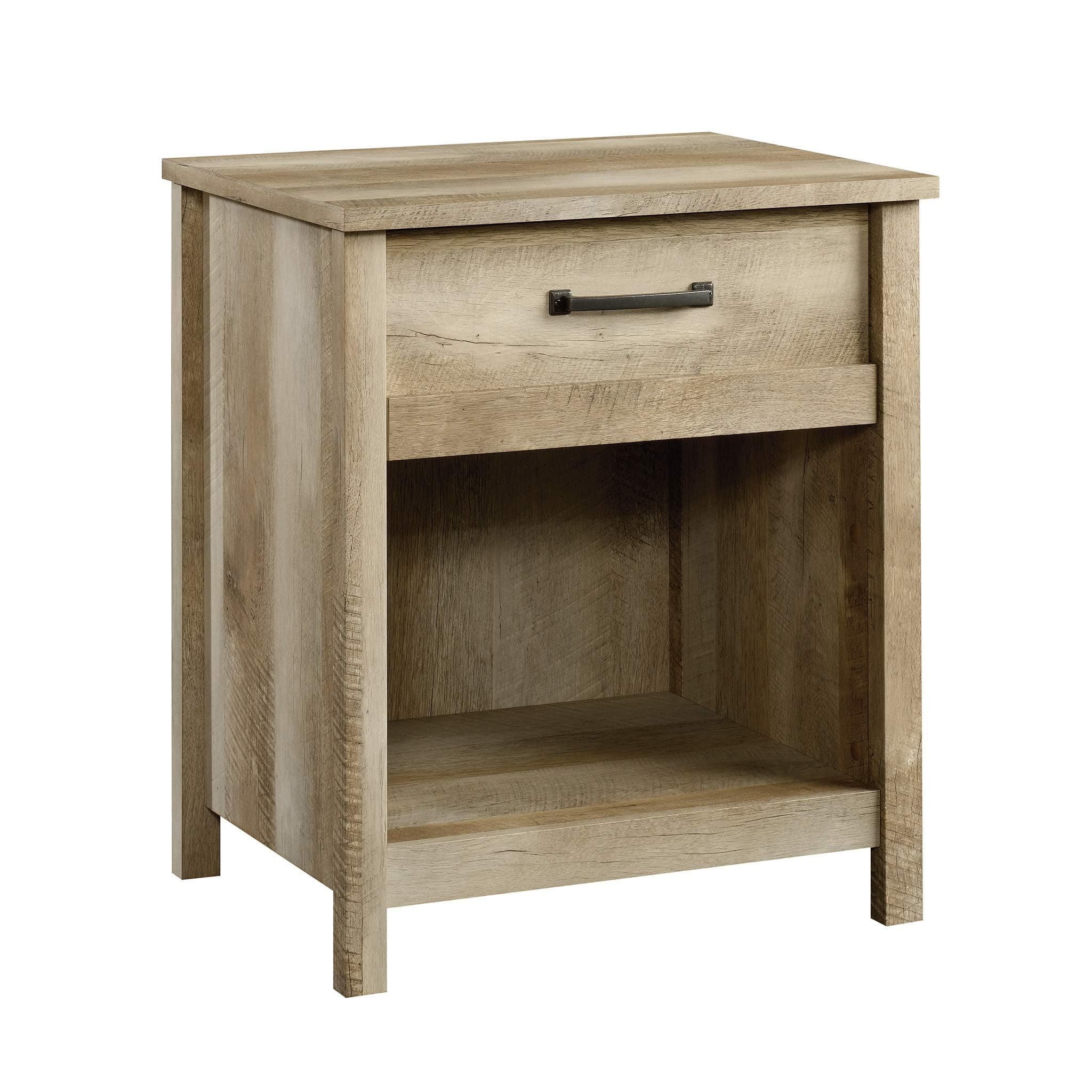 Cannery Bridge Night Stand, Bedside Table, Bedroom Side Table End Table, in Lintel Oak