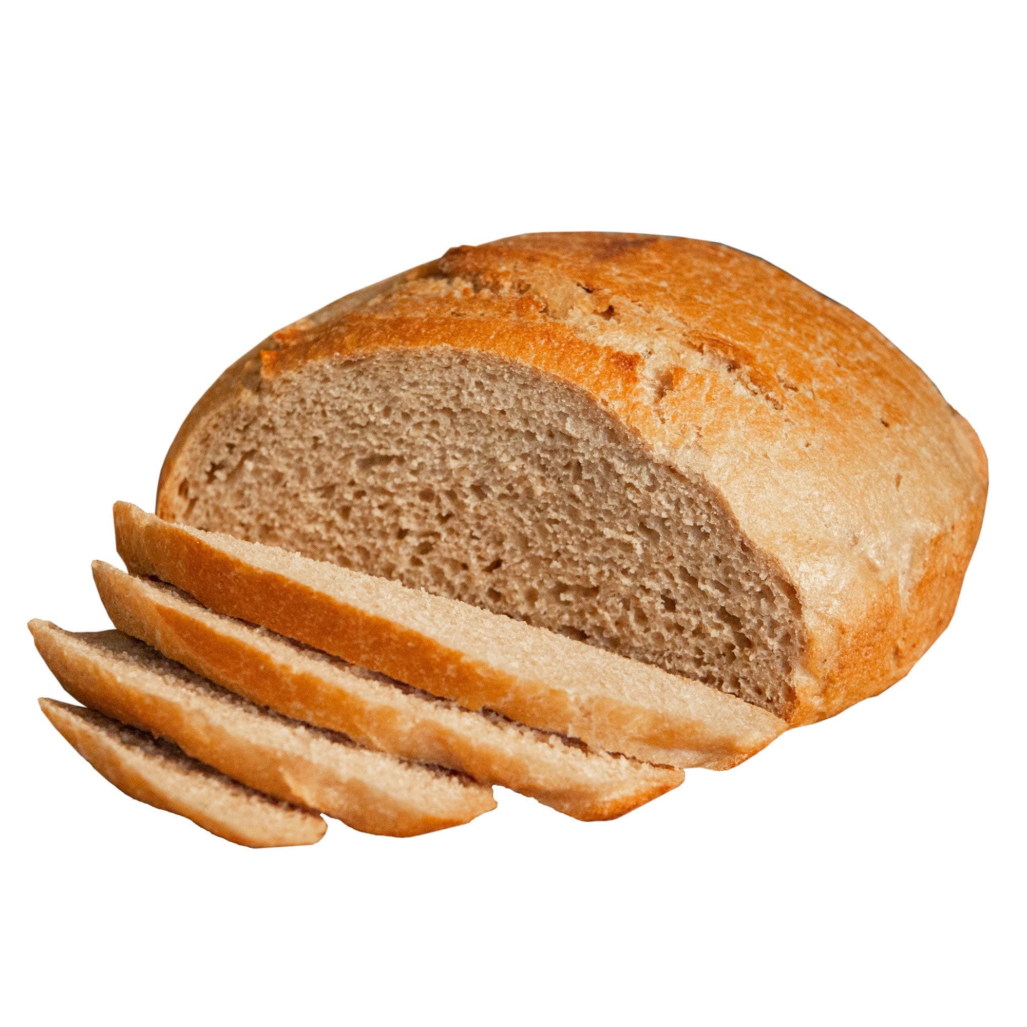 Fresh Sourdough Bread – San Francisco Bakery Style Dutch Oven Rustic Wheat – Hand-made – 3 Ingredient – 1 Sliced Artisan Round 34 oz