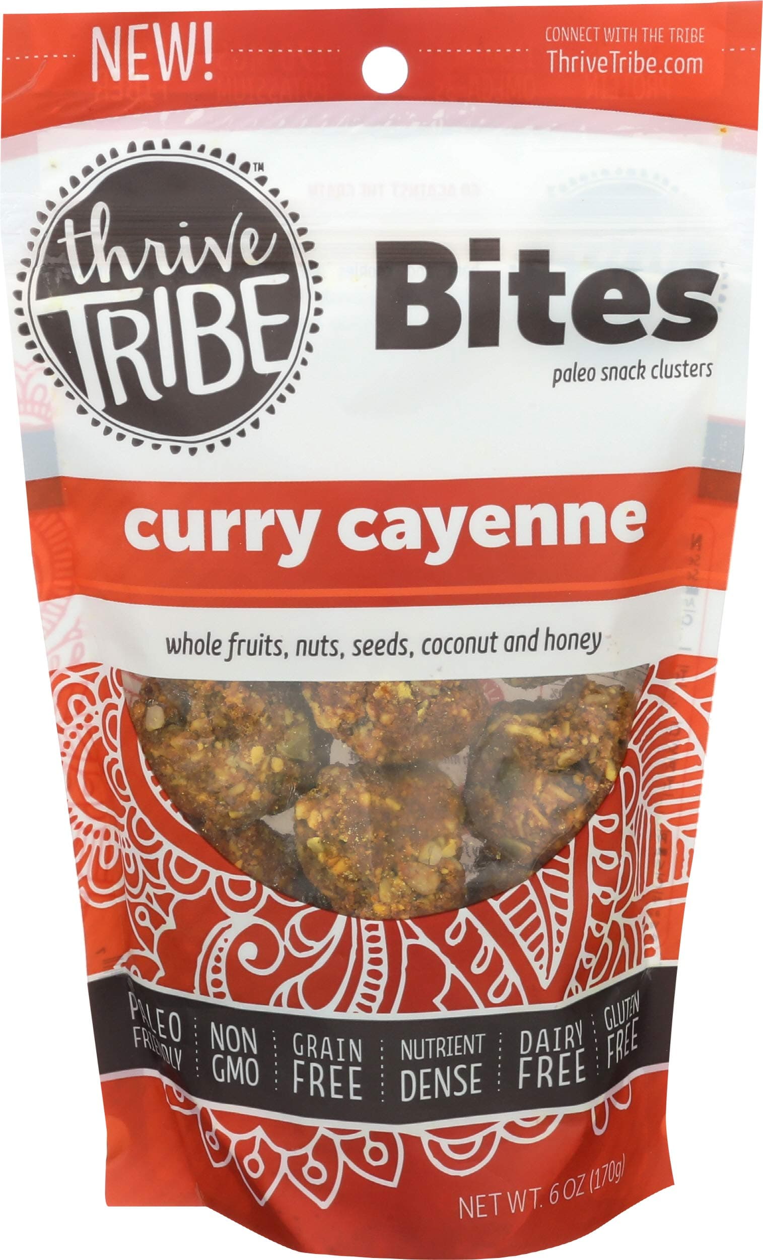 THRIVE TRIBE Curry Cayenne Bites, 6 OZ