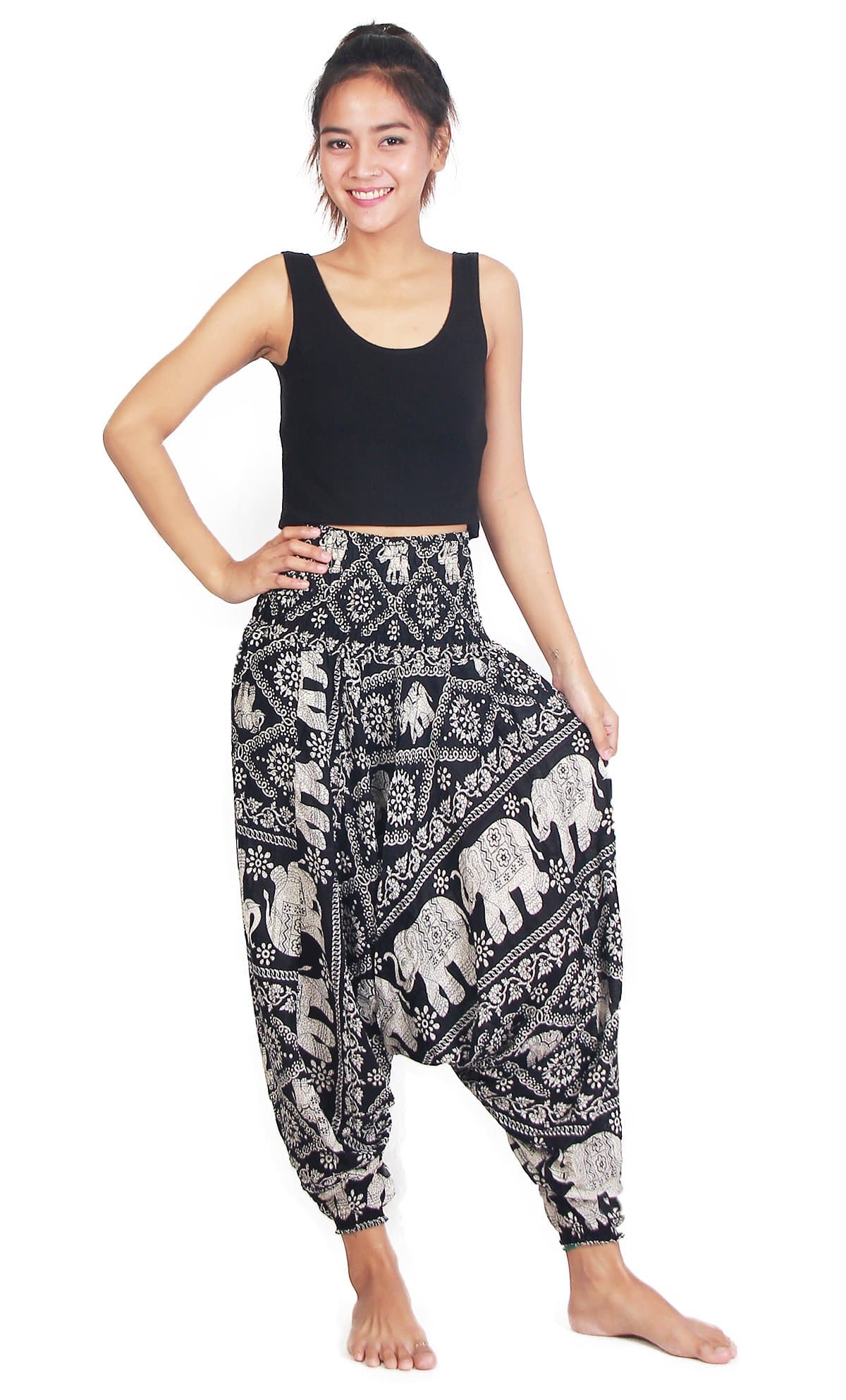 Chinrada Loose Comfortable Elastic Stretchy Light Yoga Pants