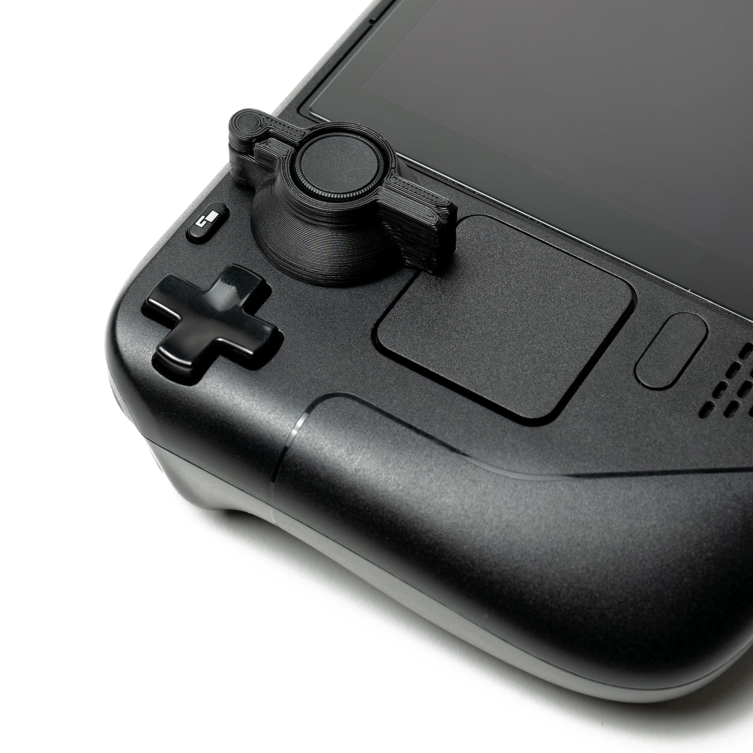 Glistco Joy Guardians - Joystick Stabilizer Clamps Compatible with Valve Steam Deck LCD Edition (Black)