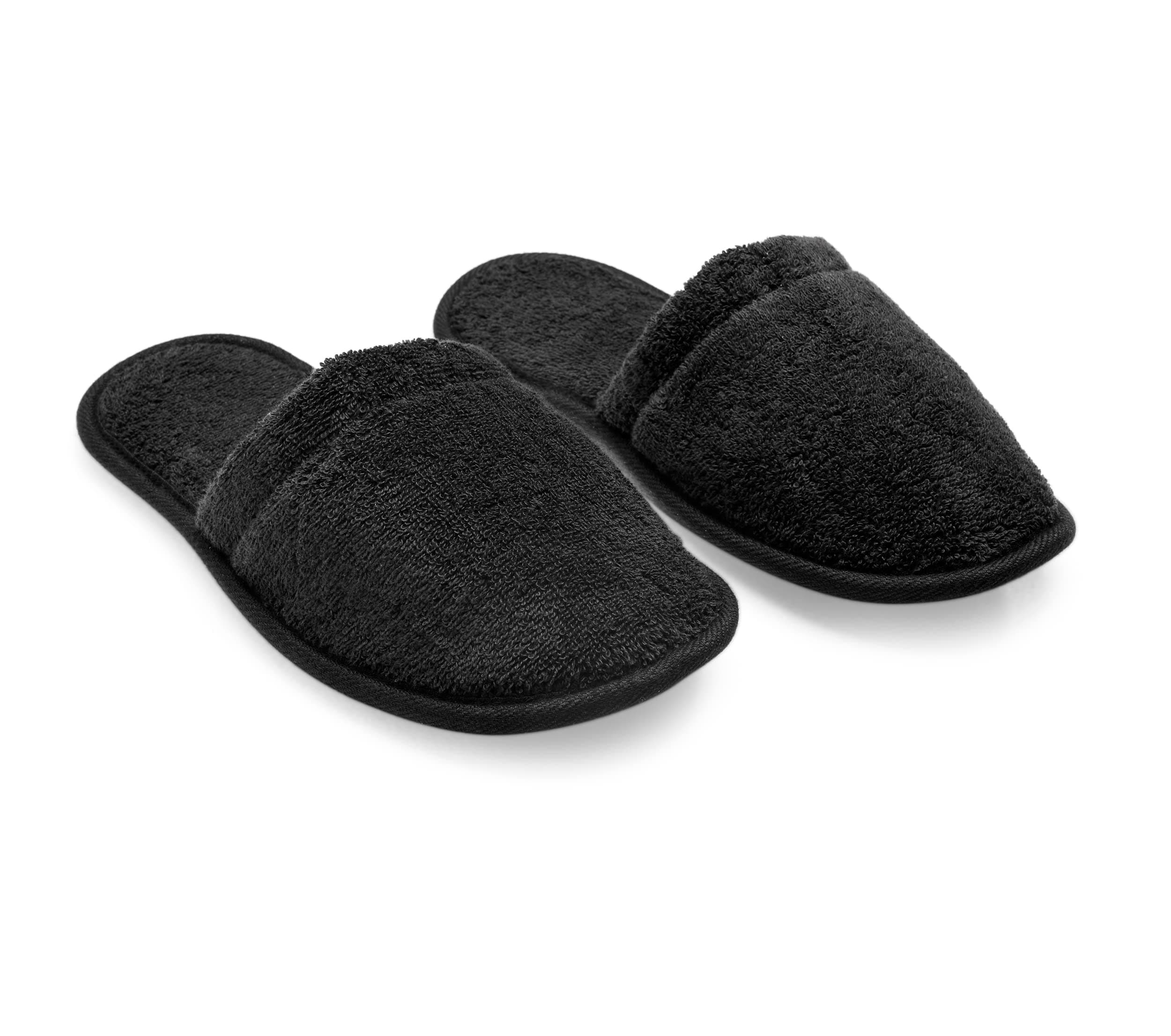 Men's Cotton Slippers Turkish Terry Cloth for Spa and Bath