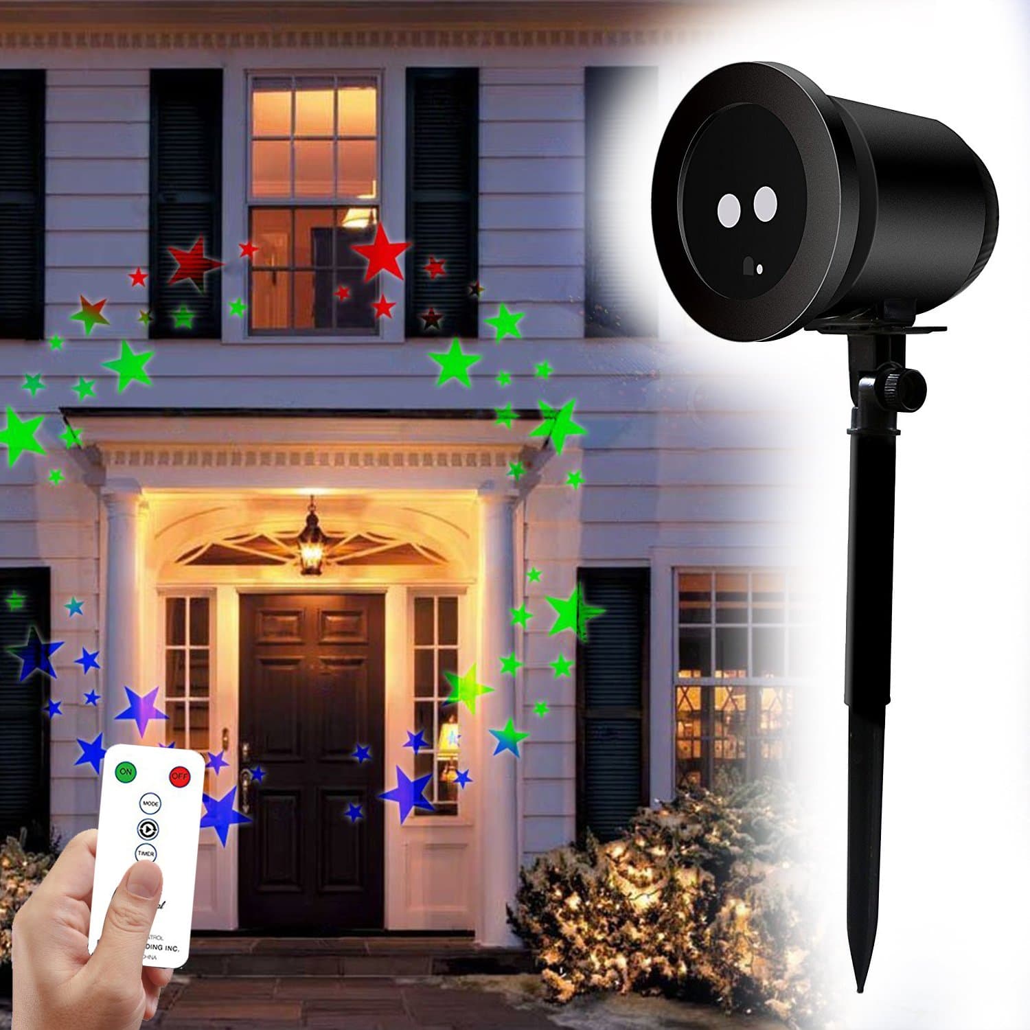 Christmas LED Projector Light Stars