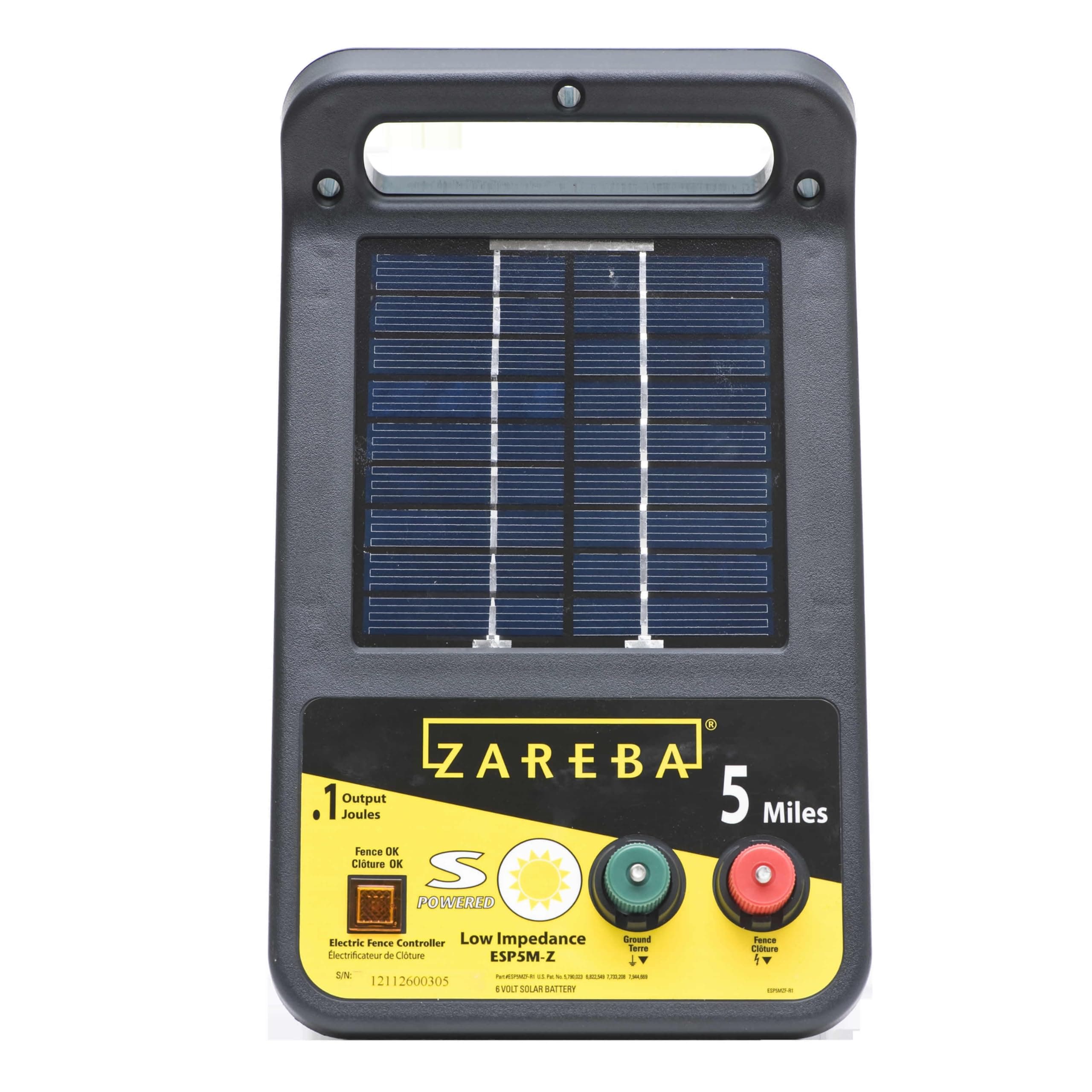ZAREBA ESP5MZ 5Mile Solar Low Impedance Charger