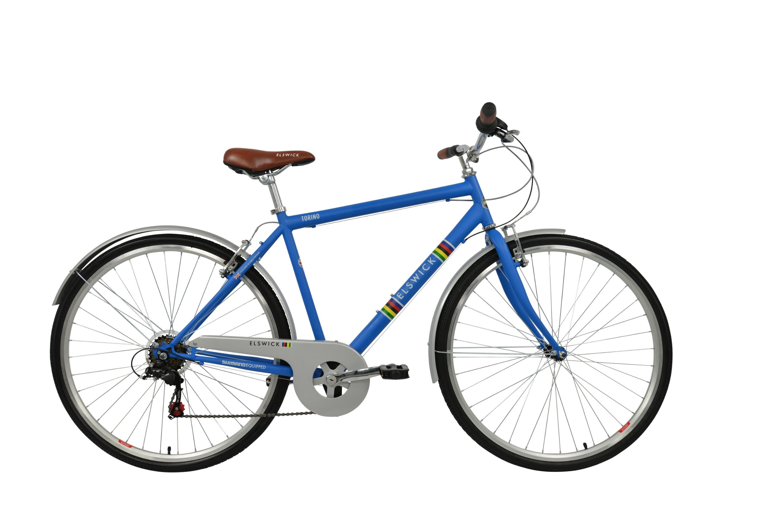 Elswick Men's Torino 700C Touring Bike-Rich Blue, 12+ Years