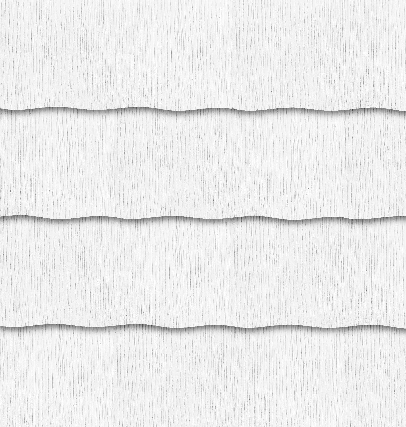 GAF WeatherSide Purity Wavy Fiber-Cement Siding Shingles (12x24) 18 Bundle| Fire Resistant & Safe with No Asbestos| Easy to Install with Pre-Primed Textured Surface|Durable with Distinct Design