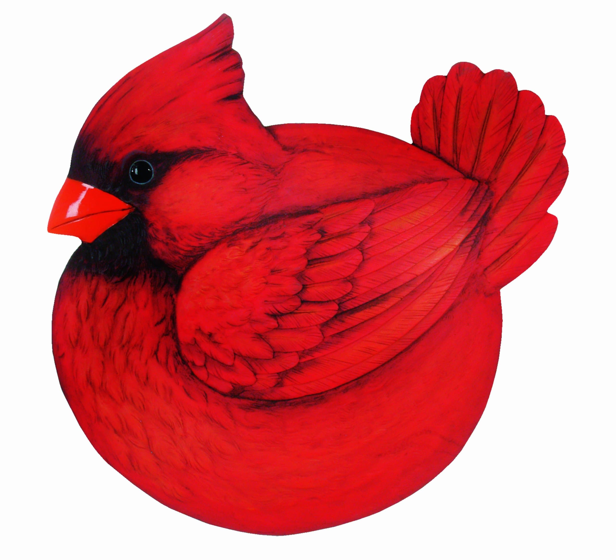 Garden Décor - Cardinal Stepping Stone - Decorative Stone for Garden