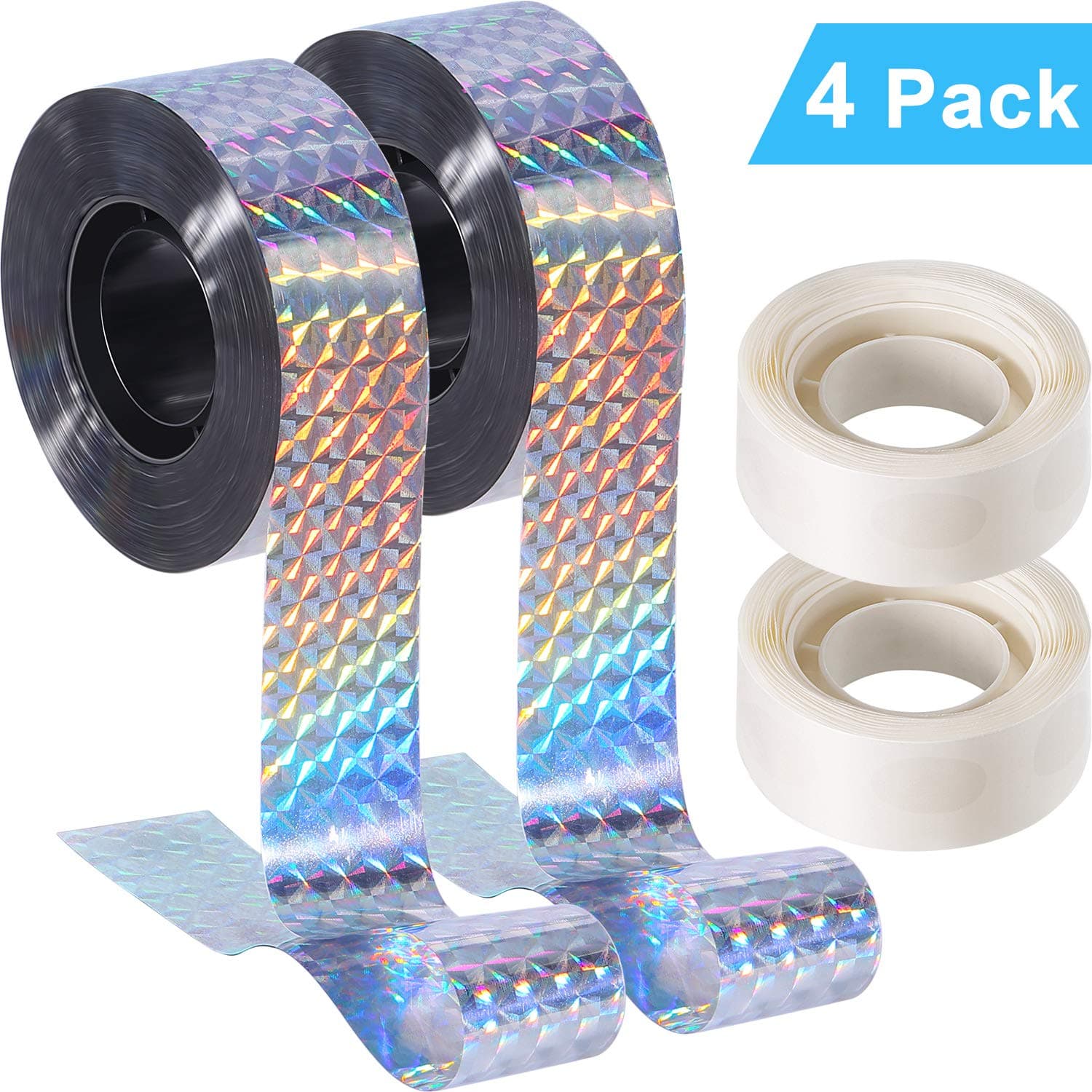 Outus Scare Reflective Scare Tape, Double Sided Scare Tape