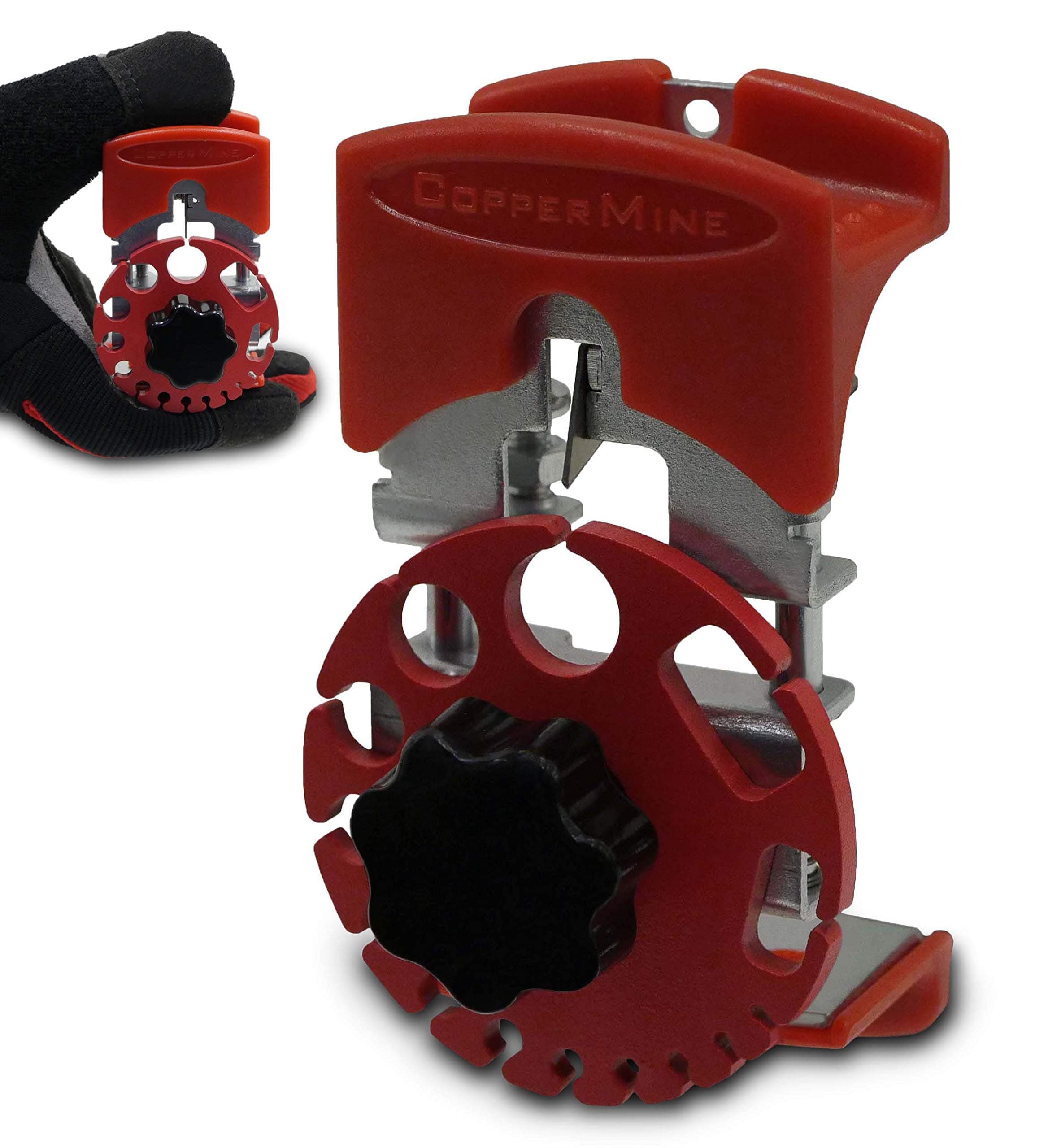 CopperMine Handheld Wire Stripping Tool – Manual Cable Stripper for Scrap Copper Recycling, Portable Wire Cutter with Replaceable Blade, Strips Electrical & Household Cables