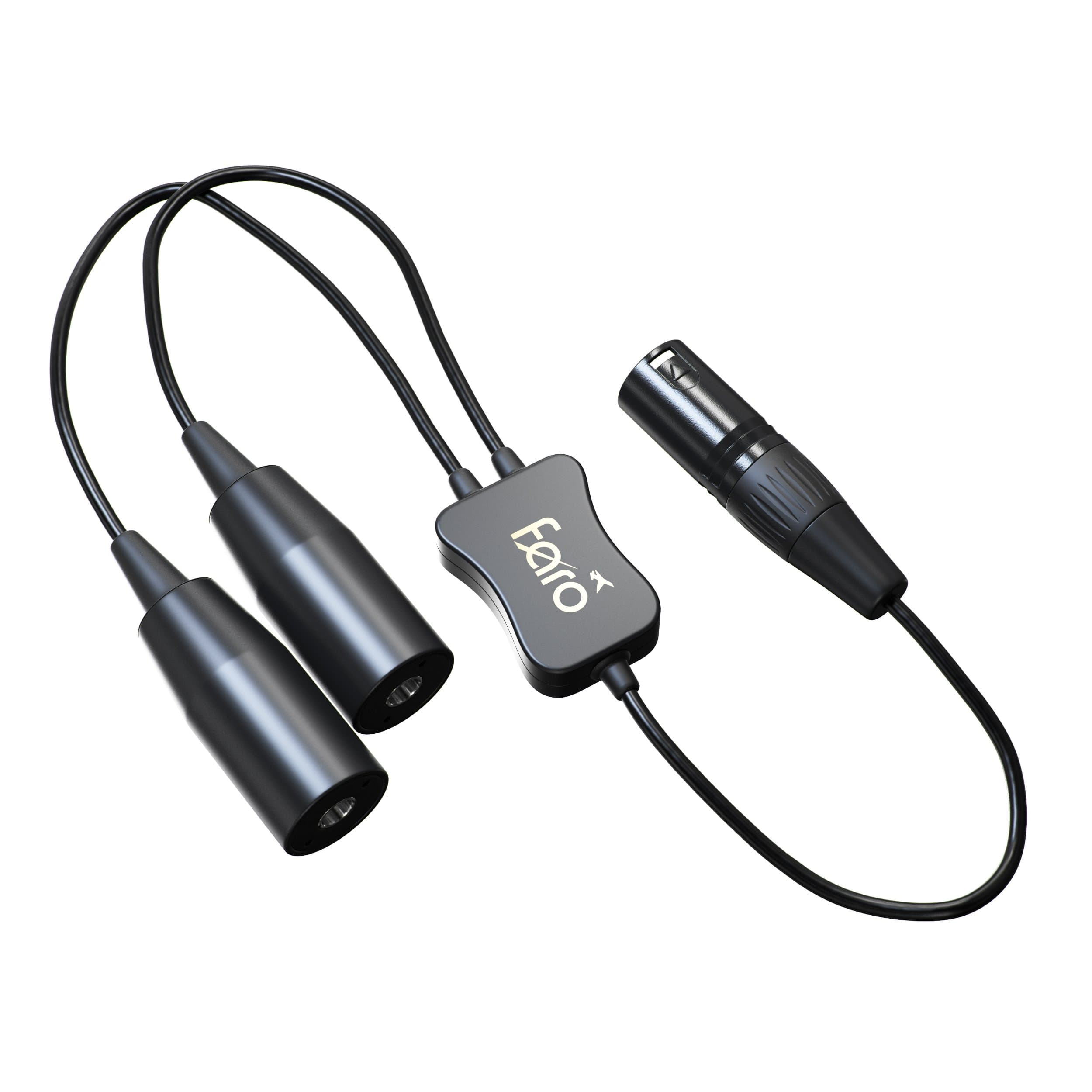 Faro AviationGA (Dual Plug) to Airbus XLR Pilot Headset Adapter