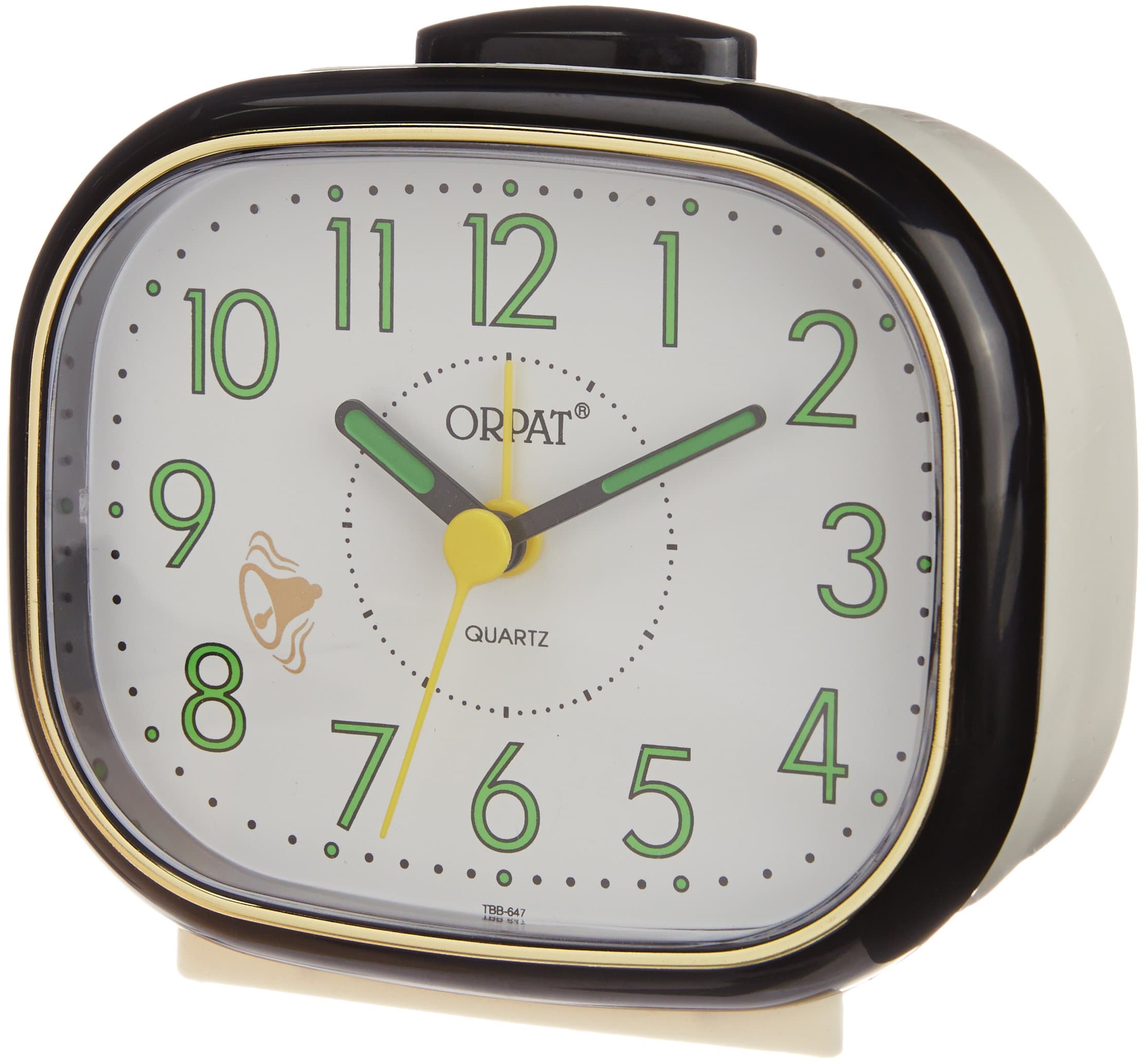 Orpat Bell Alarm Clock (Black, TBM-647)