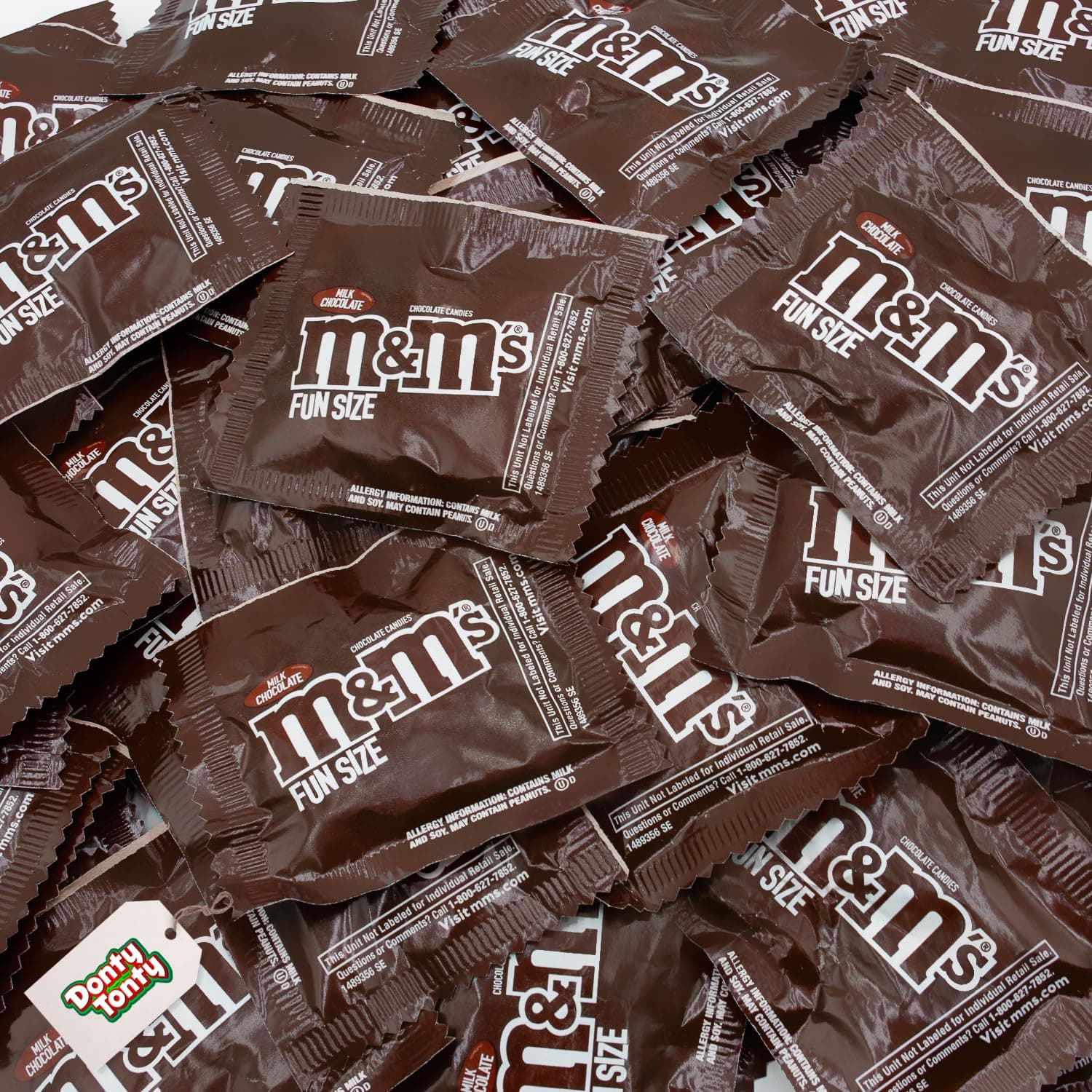 Milk Chocolate Bundle 1 lb – Candy Bulk, Fun Size, Resealable Bag, Individually Wrapped Pack