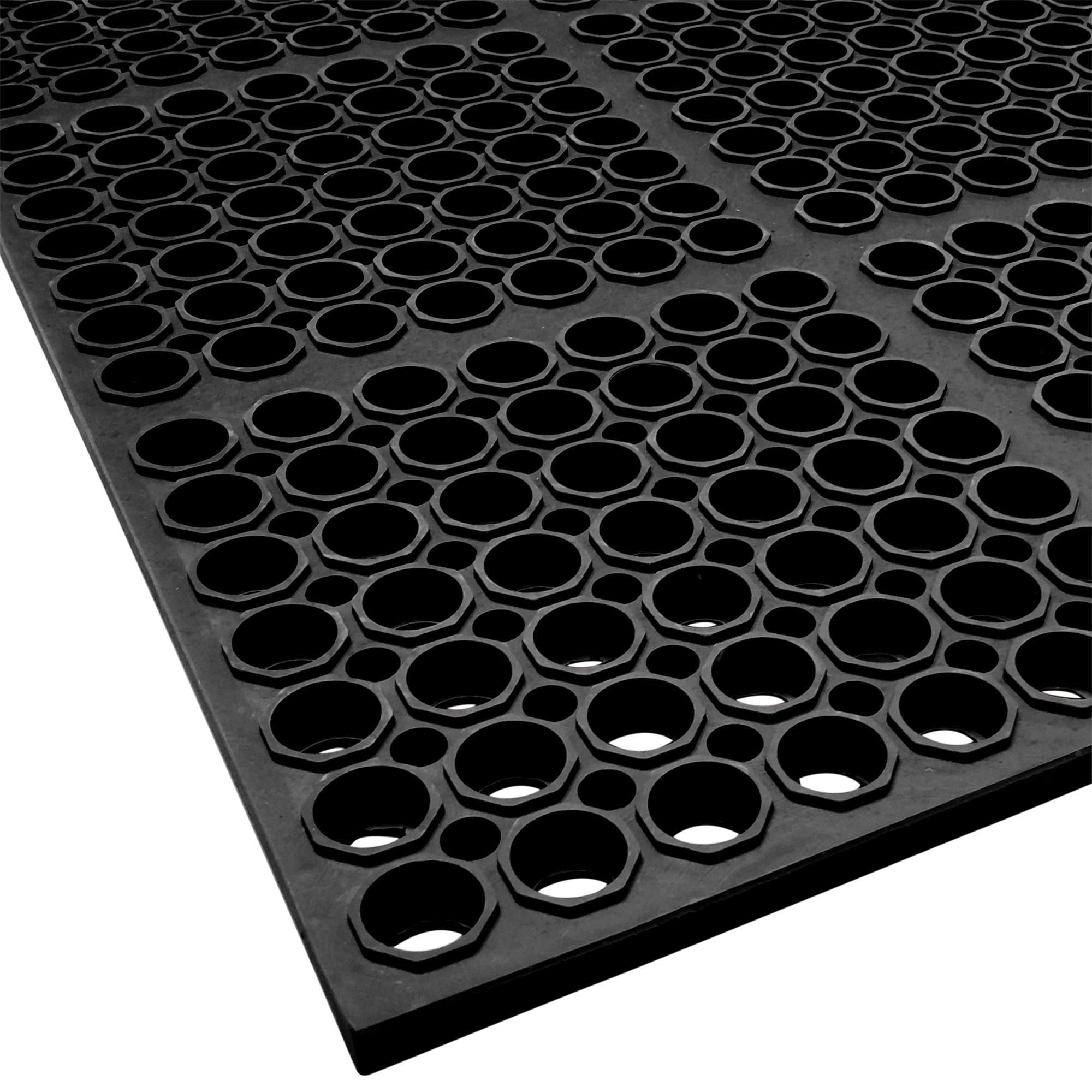 Cactus Mat 3520-C3 Rubber VIP Floormate Heavy Duty Anti-Fatigue and Anti-Slip, 29" x 39", Black