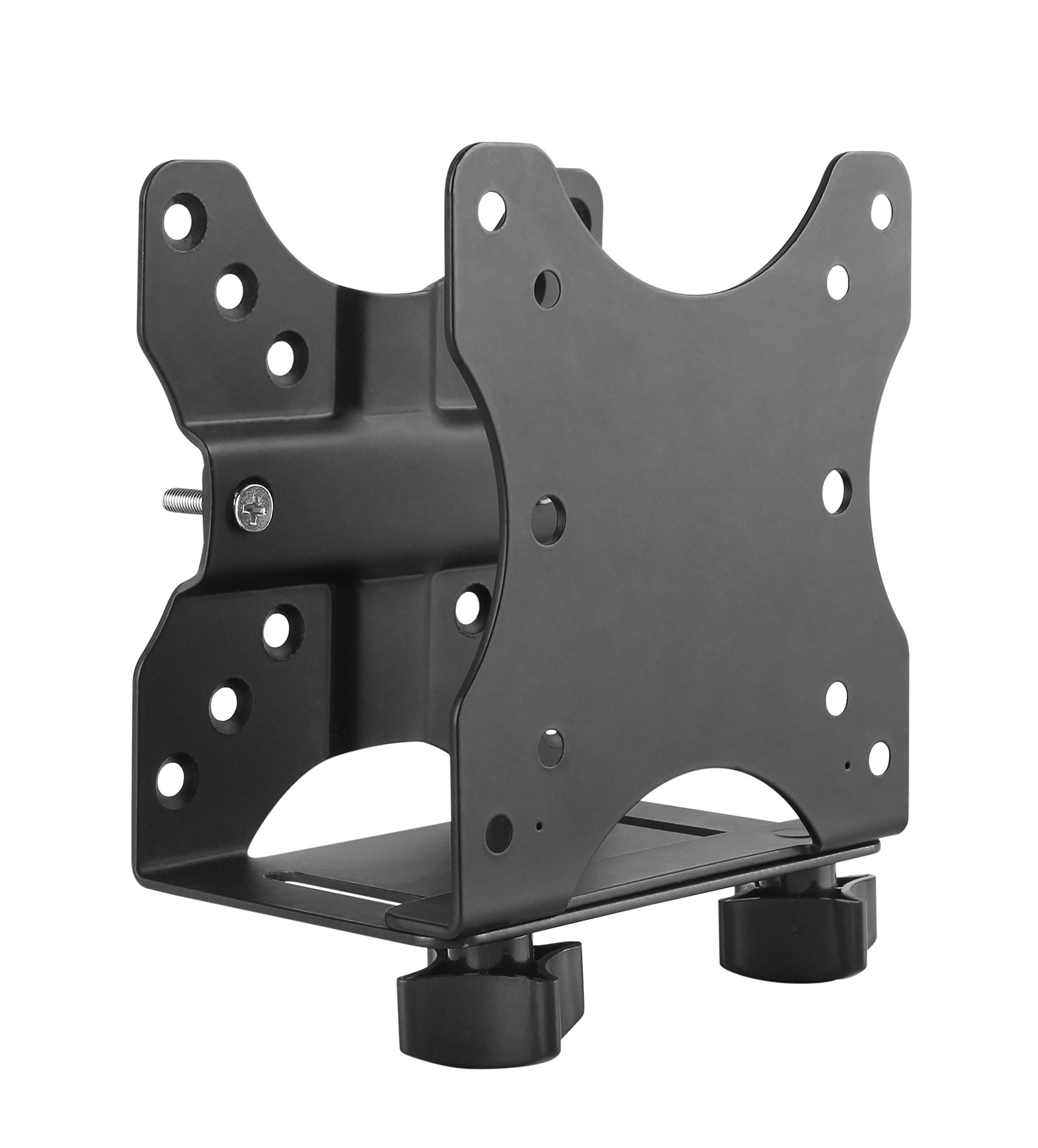 HumanCentric Thin Client Mount Bracket, Mount a Mini PC or Computer to a VESA Monitor Arm or Stand, Pole, or Under Desk or Surface, Devices with 0.65-2.55" in Depth for 75x75 and 100x100mm Patterns