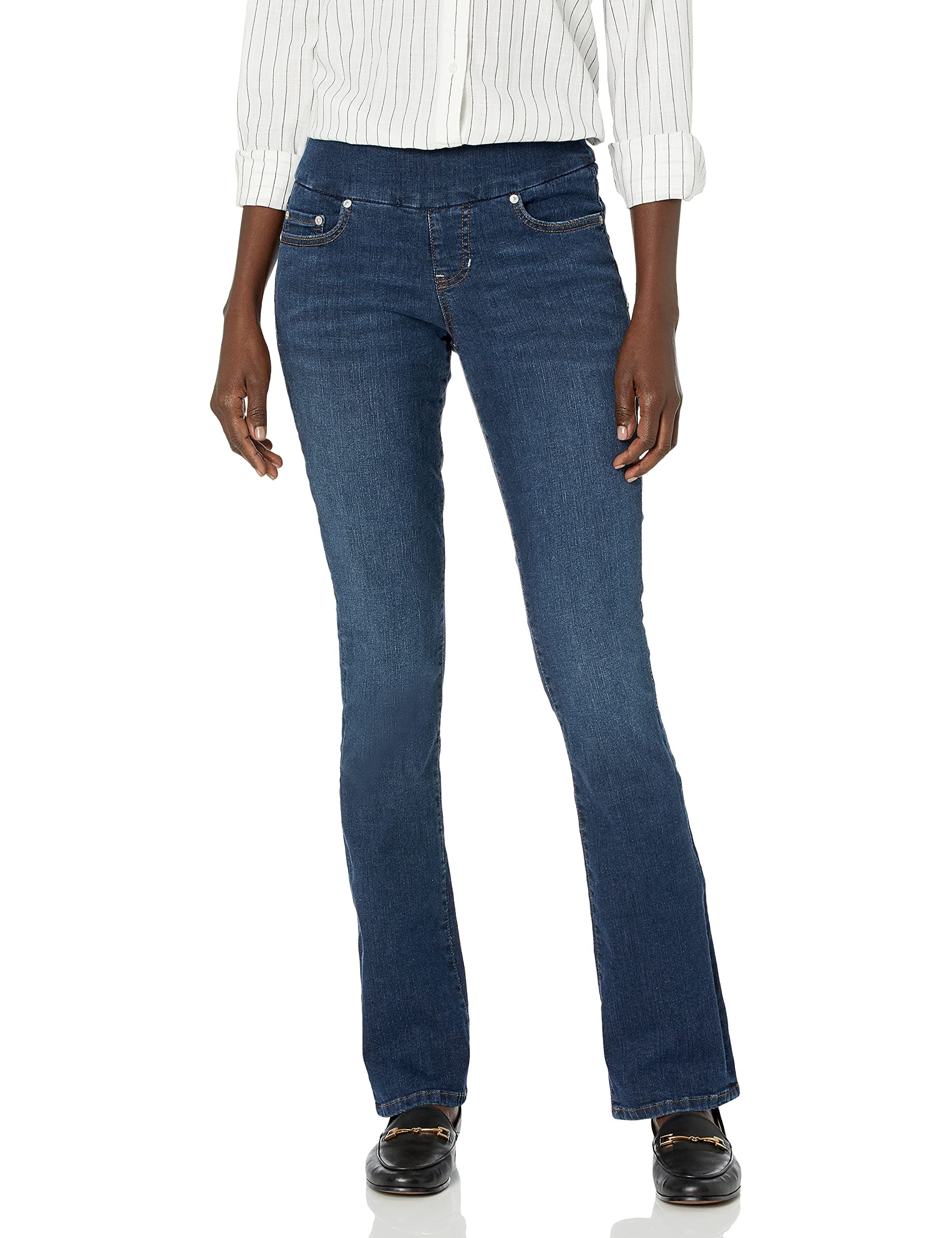 JAGWomen's Paley Mid Rise Bootcut Pull-on Jeans