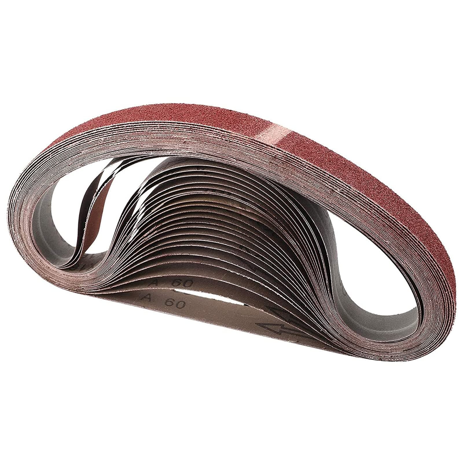 HongWay 1x30 Inch Sanding Belts, Belt Sander Sanding Belts (60 80 120 150 240 320 400 600 800 1000 Grit) Aluminum Oxide (24 Pack)