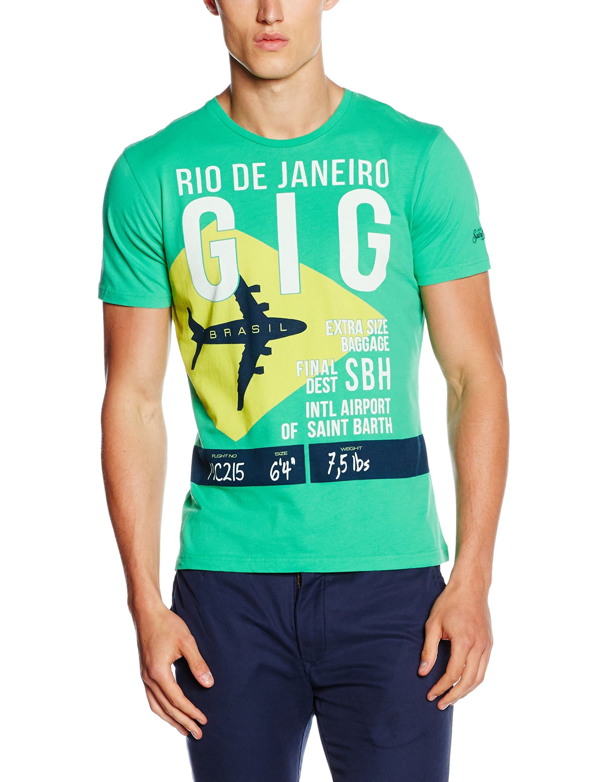 MC2 Saint Barth Men's Nelson - Man Tshirt Front Print T-Shirt