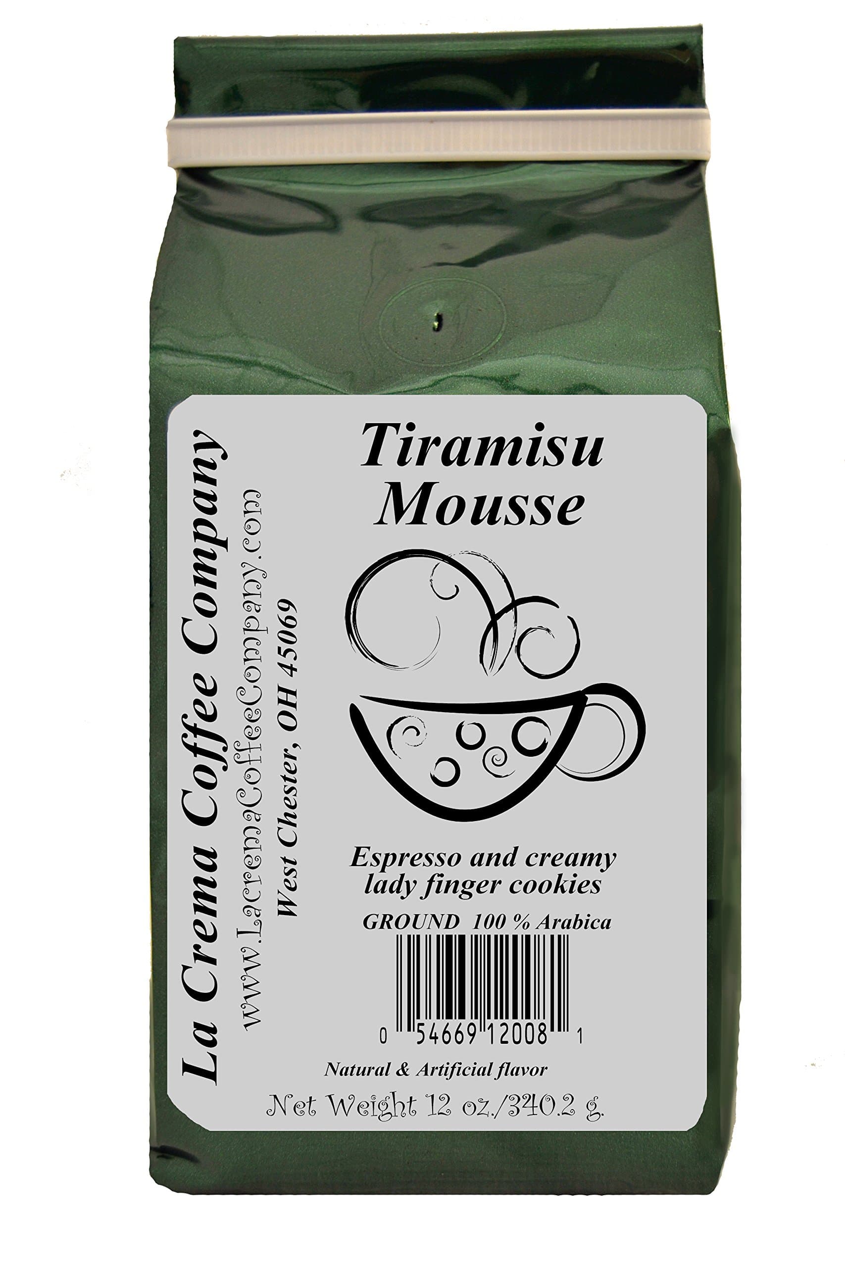 La Crema Coffee Tiramisu Mousse, 12-Ounce Packages (Pack of 2)