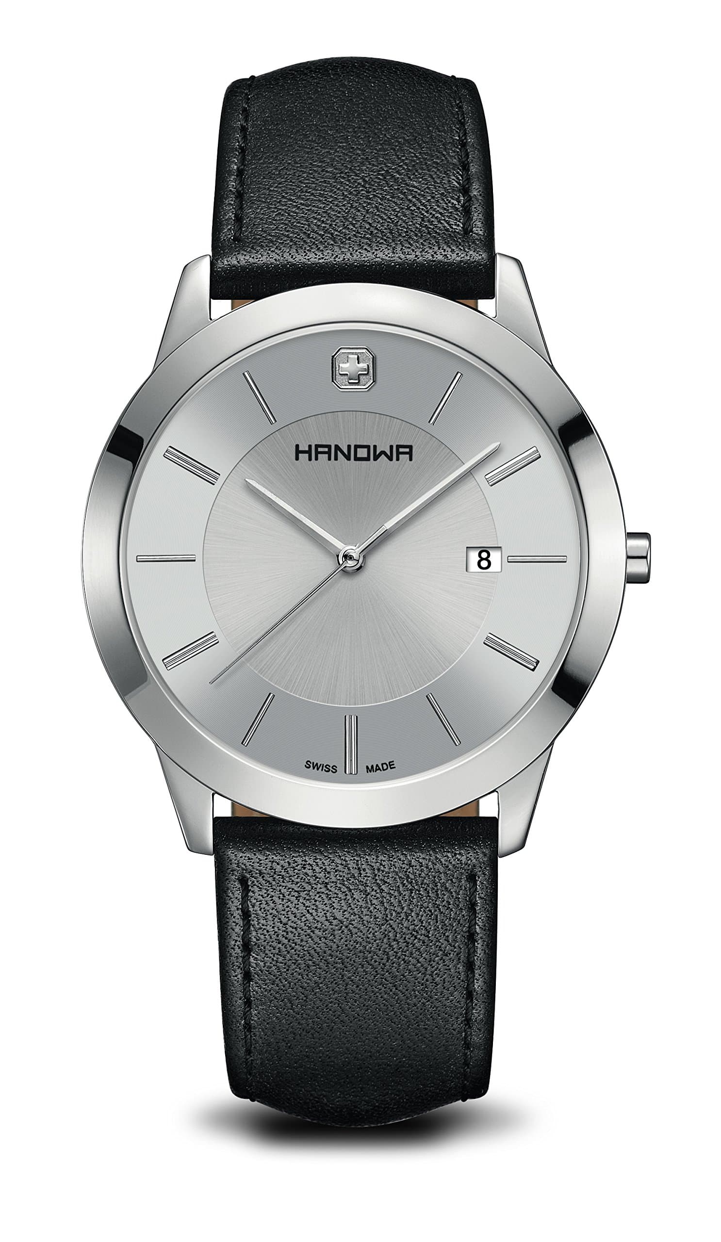 Hanowa Mens Analogue Quartz Watch with Leather Strap 16-4042.04.001