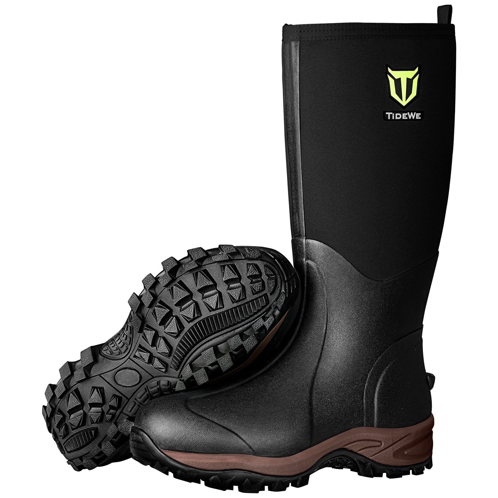 TideWe Muck Boots Men and Women, Waterproof Durable Insulated Neoprene Boot, Rain Boot Hunting Boot Arctic Outdoor Boot Men Size 13 (Ger Ⅱ)