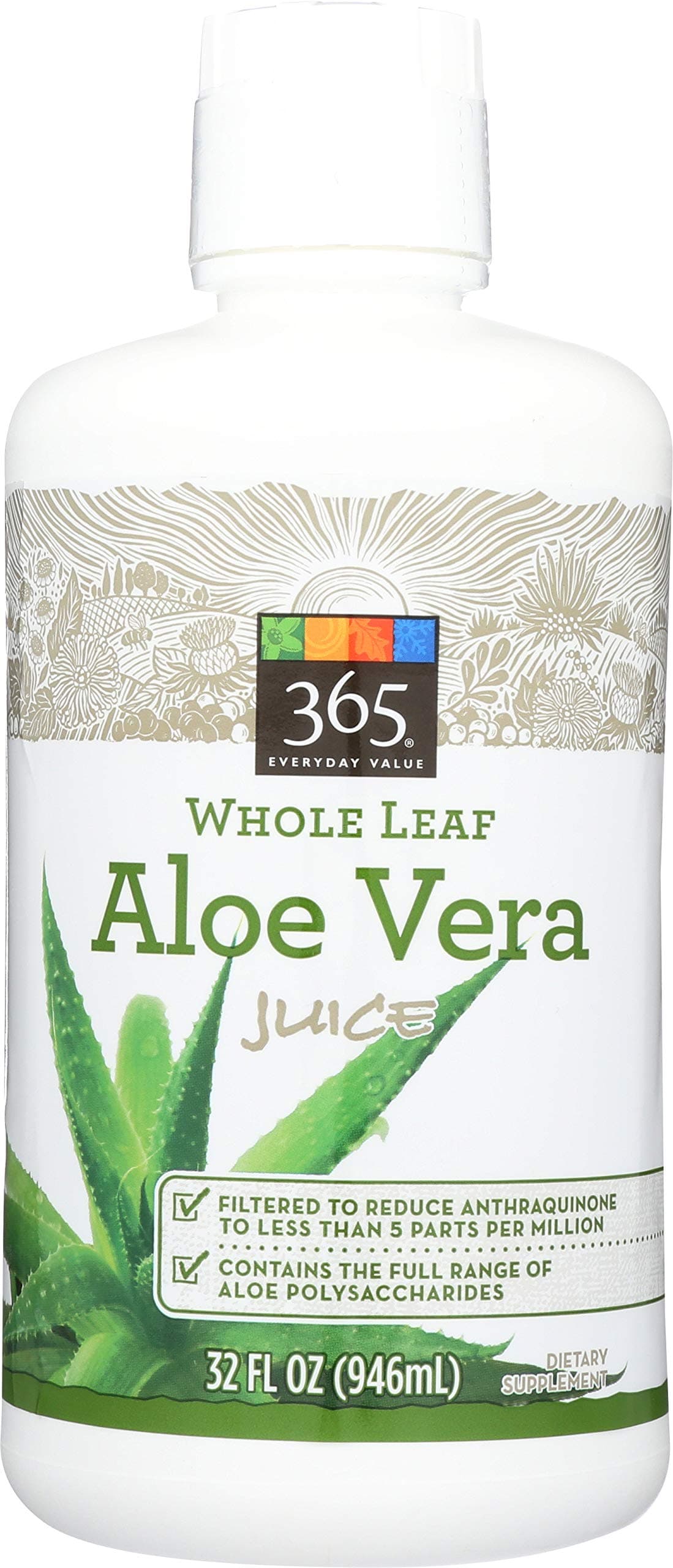 365 Everyday Value, Whole Leaf Aloe Vera Juice, 32 fl oz
