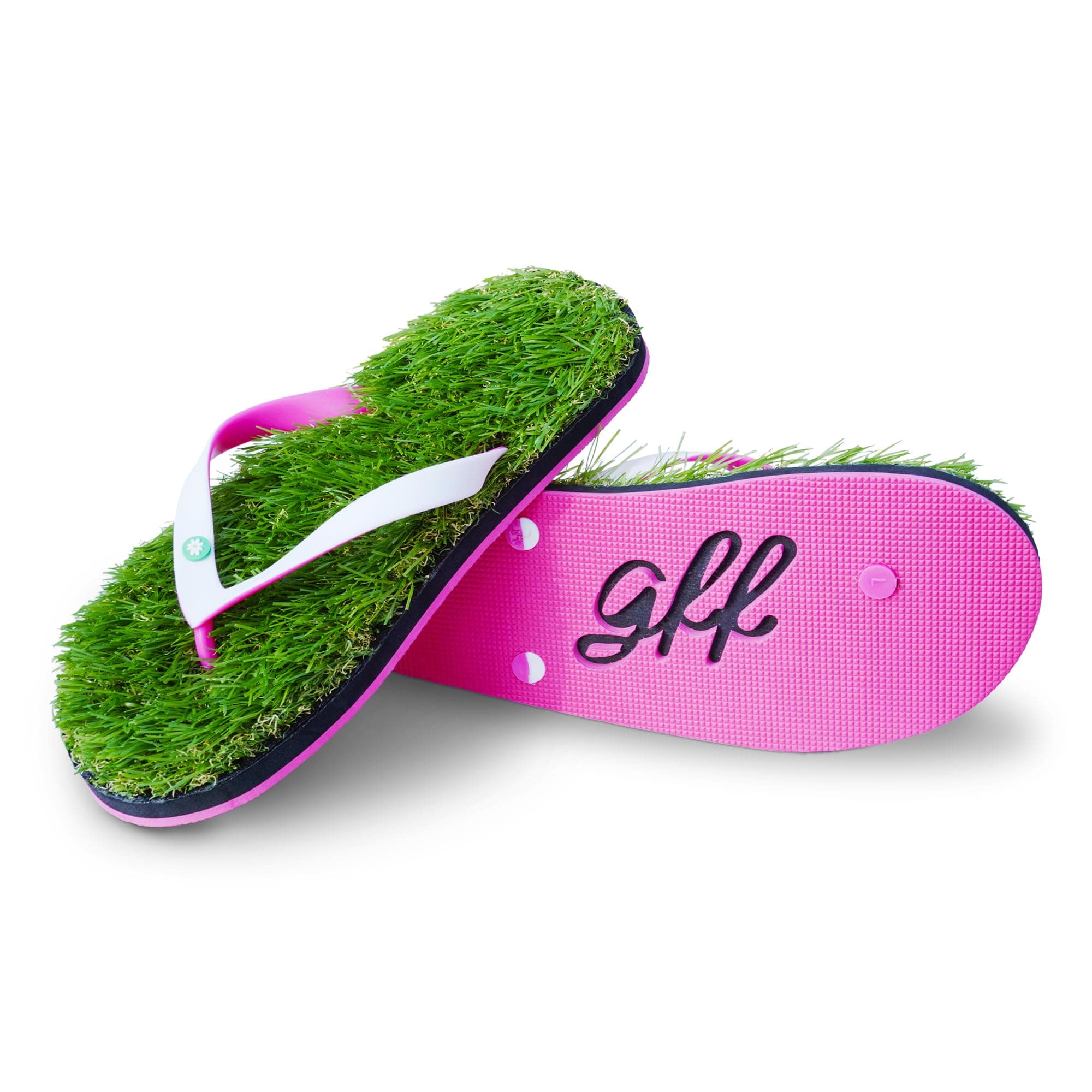 GFF Grass Flip Flops for Men/Women/Kids - XS/S/M/L Size Sandal - Camo/Black/Pink Color Slippers