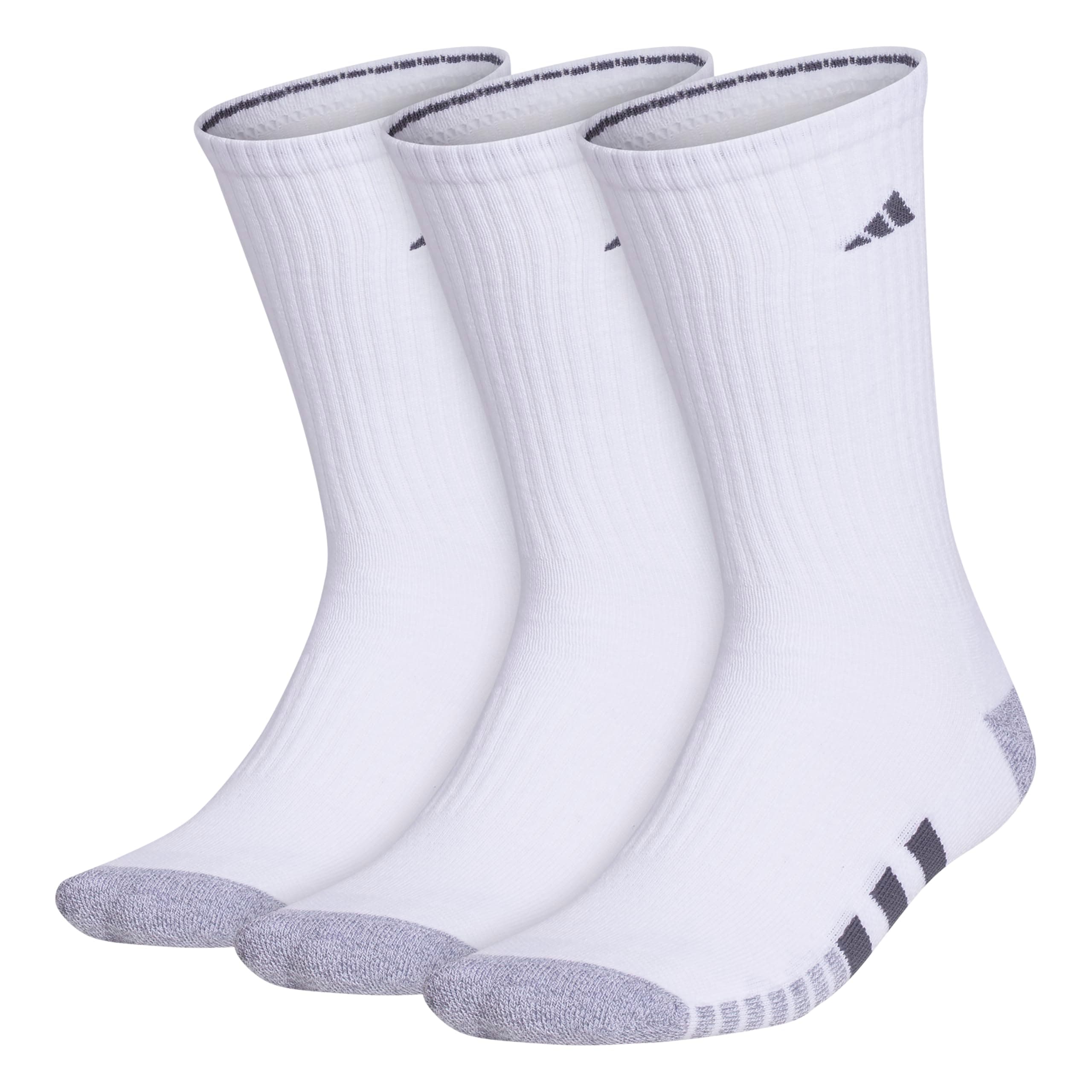 mens Athletic Cushioned Crew Socks (3 Pairs) Workout & Training