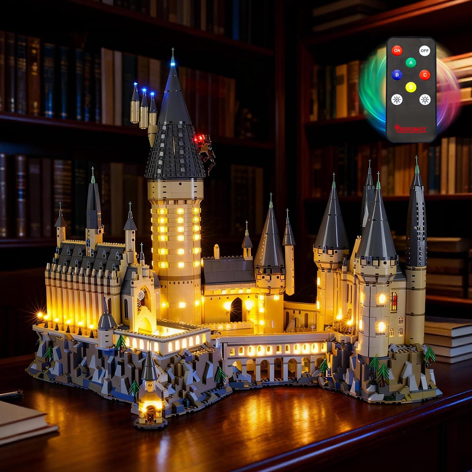 BRIKSMAX Led Lighting Kit for Harry Potter Hogwart's Castle - Compatible with Lego 71043 Building Blocks Model- Not Include The Lego Set