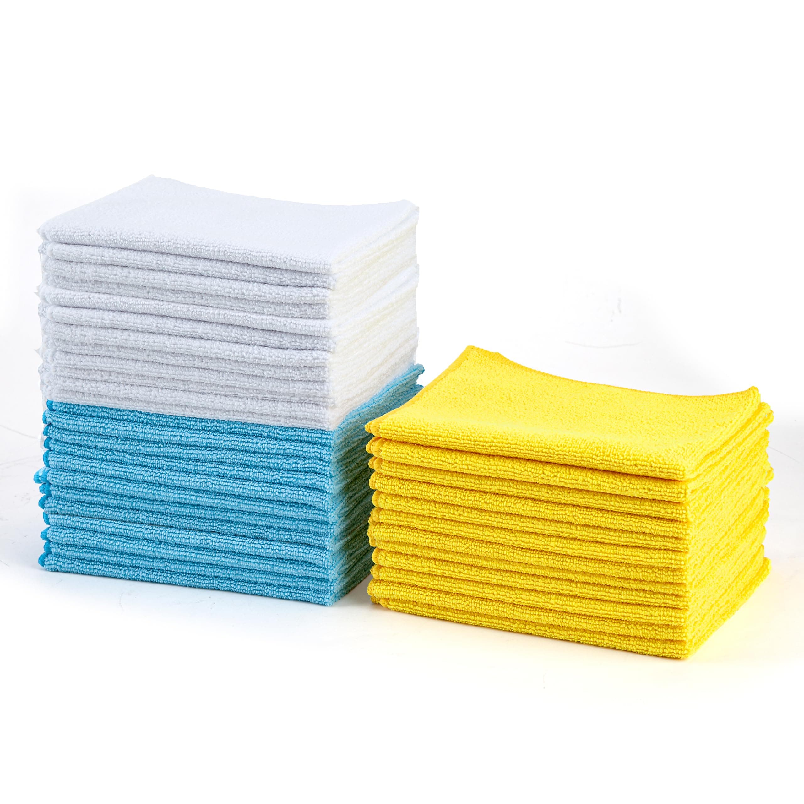 – Amazon Basics Microfibre Cleaning Cloth, Pack of 36, Multi, 40.5 cm x 30.5 cm