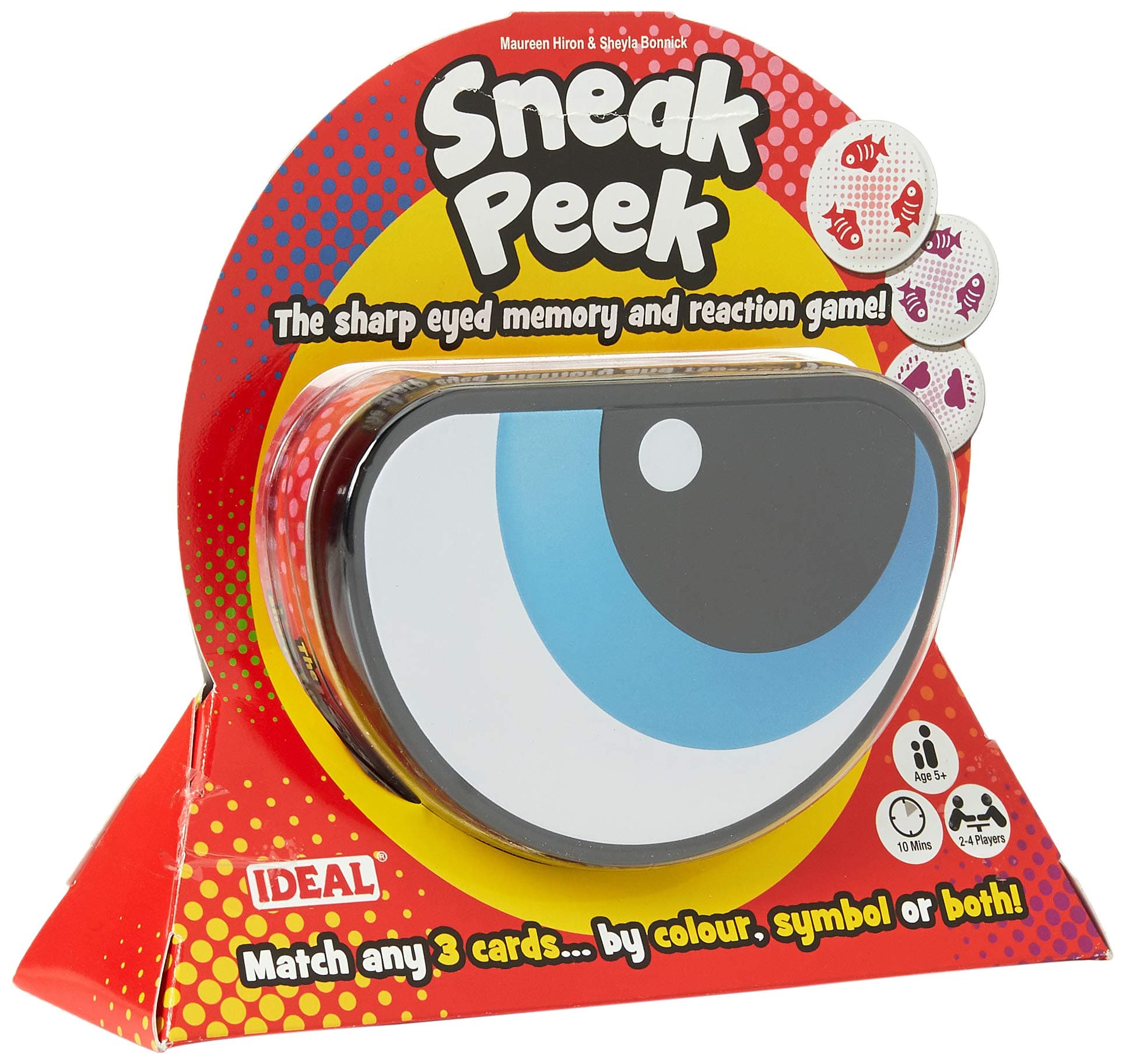 IDEAL | Sneak Peek: The sharp eyed memory and reaction game! | Card Games | Travel Games | For 2-4 Players | Ages 5+