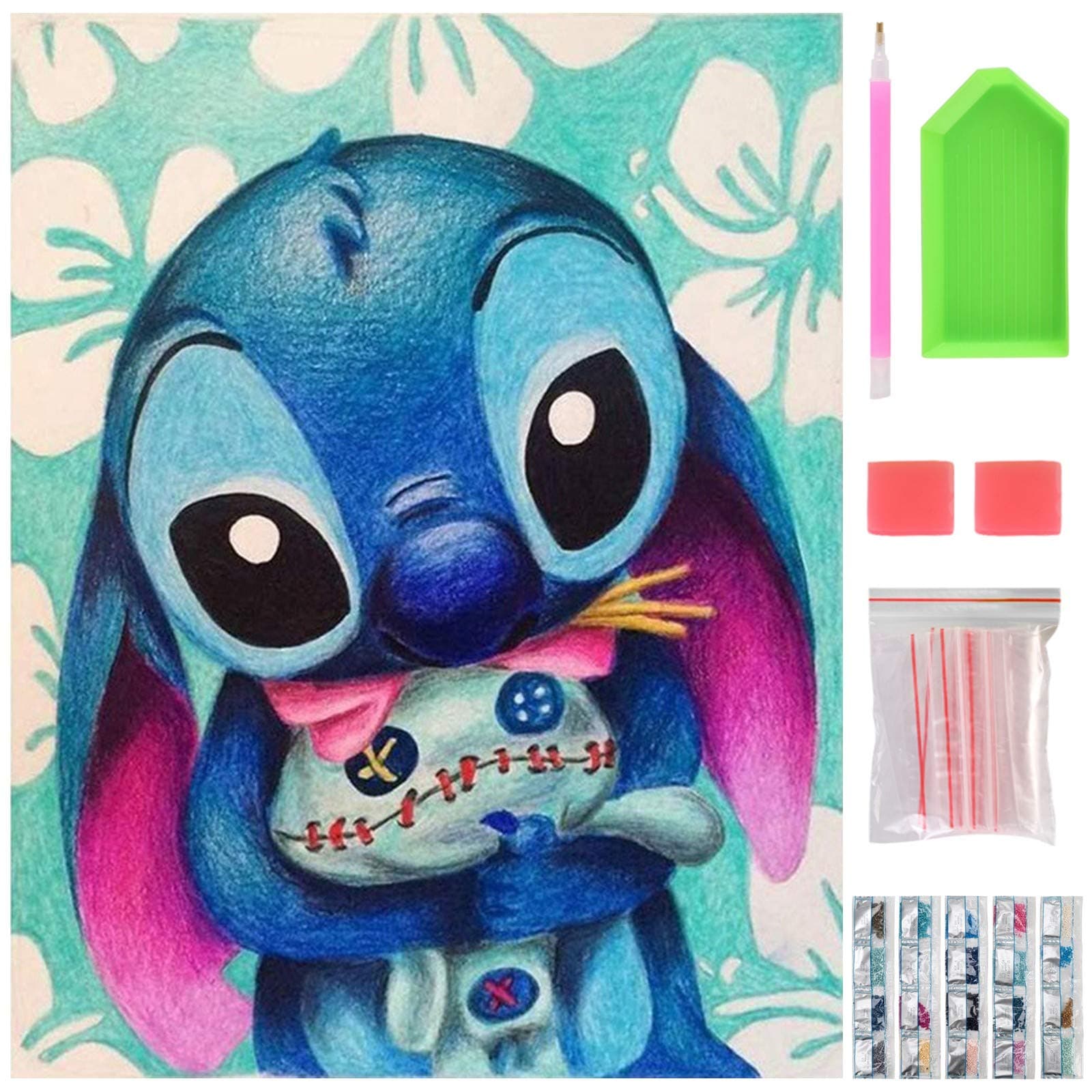 NASHRIO DIY 5D Diamond Painting Kits for Adults, Full Drill Round Diamond Picture Art Kids for Home Wall Decor 40 X 30cm