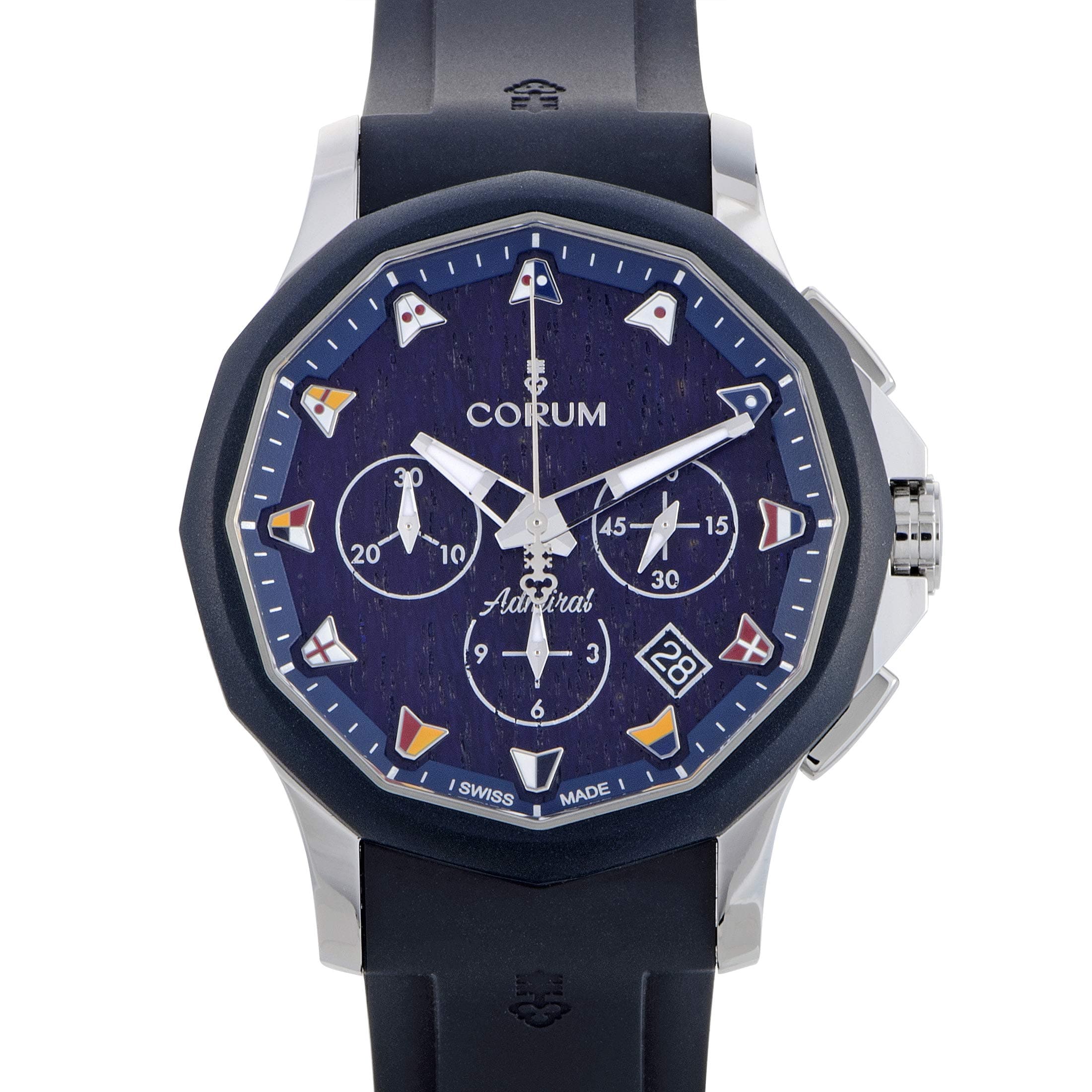Corum Admiral Legend 42 Chronograph Watch A984/03597-984.113.22/F373 WB12