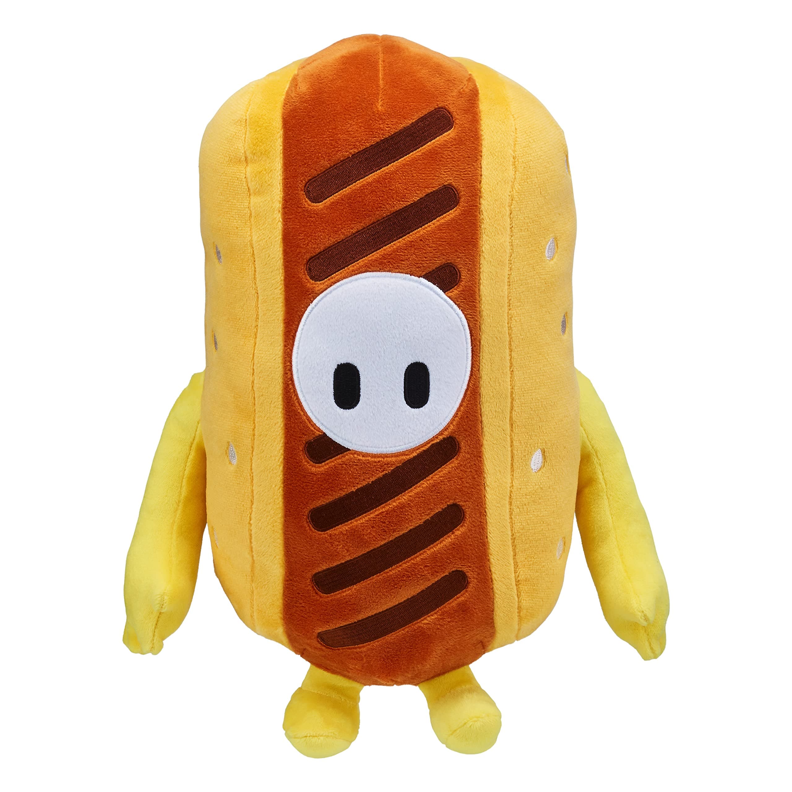 Moose Toys - Fall Guys Hotdog Bean Skin Collectors Edition - Official Collectable 12" Super Soft Cuddly Deluxe Plush Toys from The Ultimate Knockout Video Game 3 - Comes in a Polybag