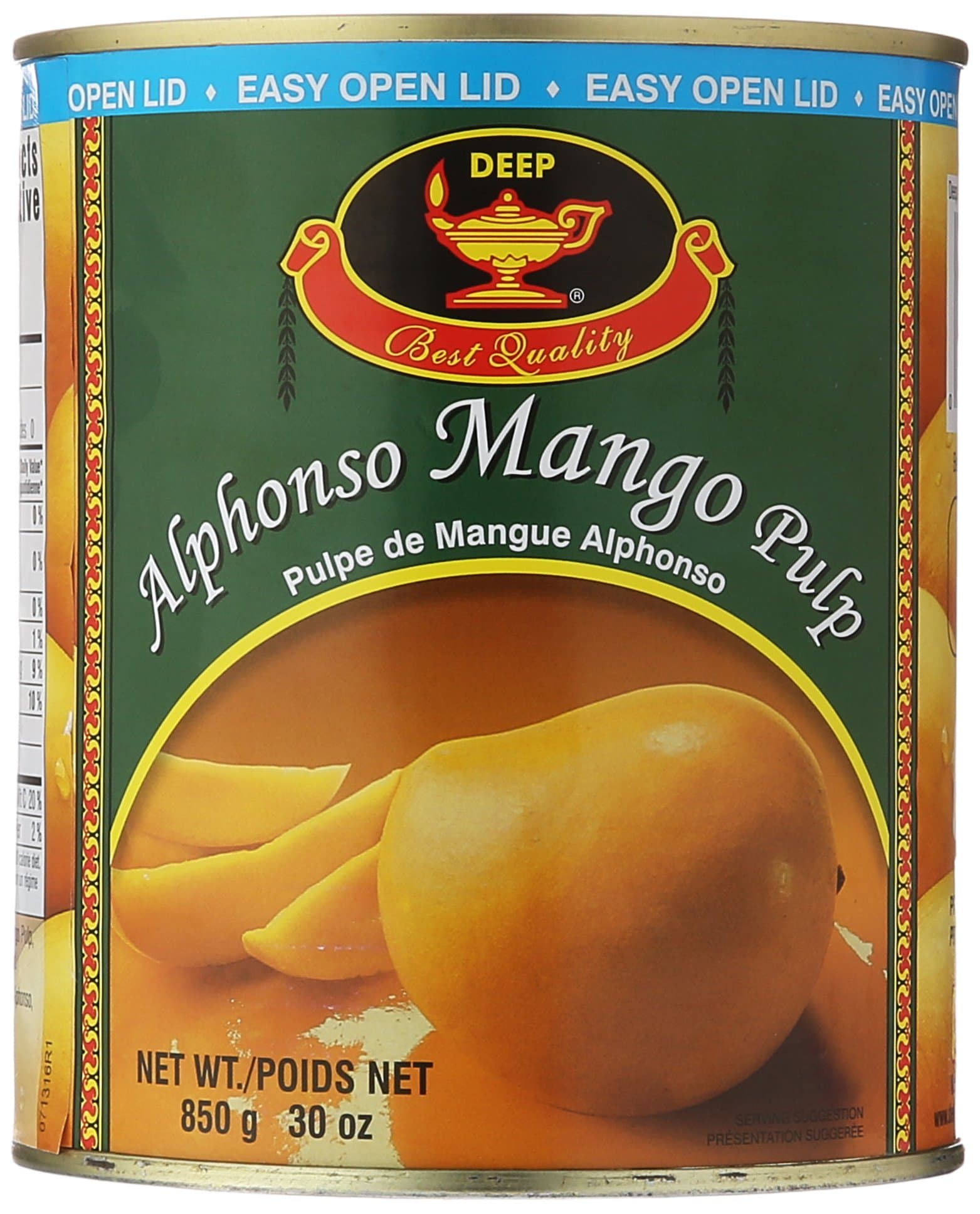 Deep, Alphonso Mango Pulp, 850g (gm)