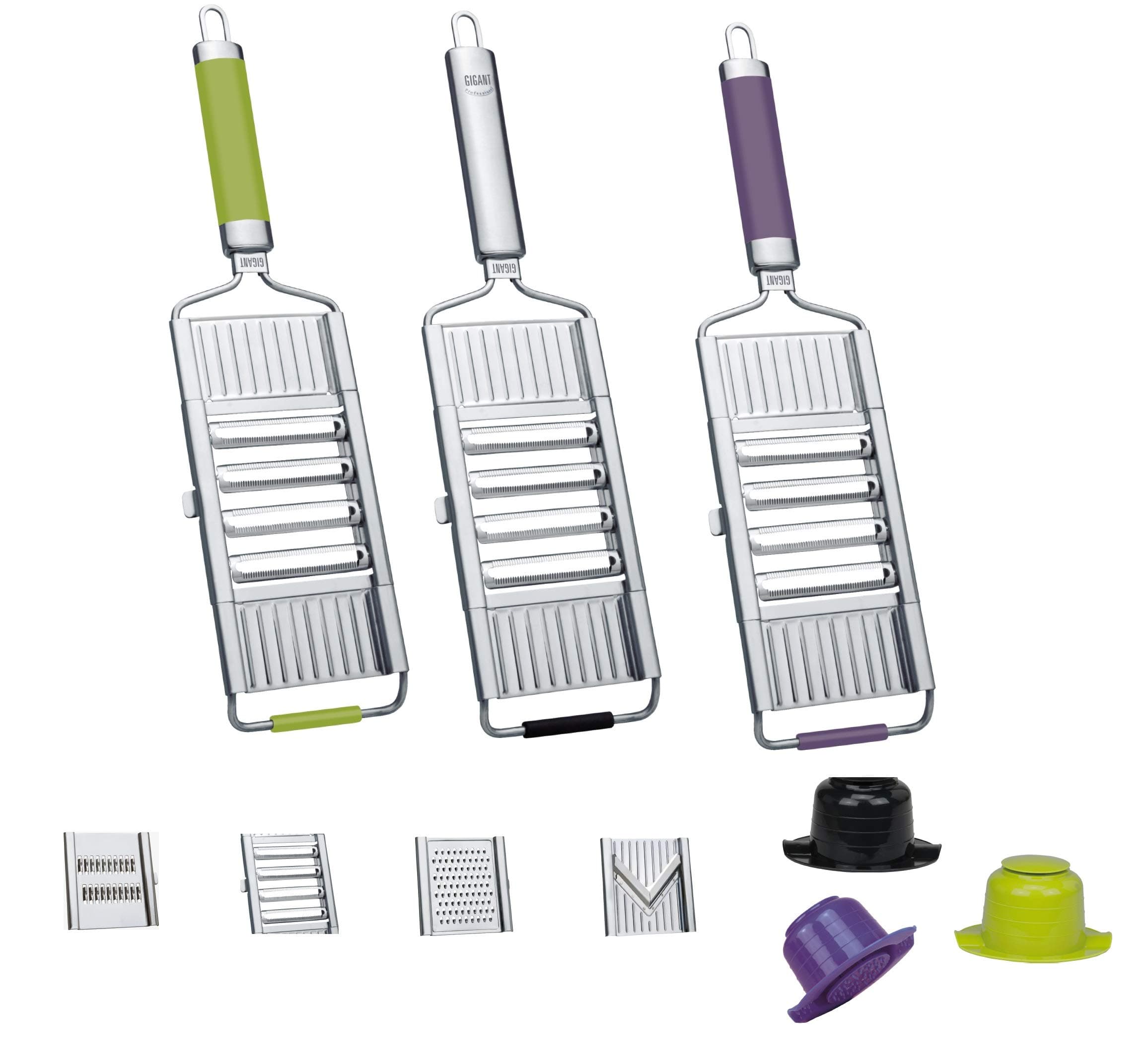 Gigant Multi Slicer Mandolin with 4 Inserts Edelstahl