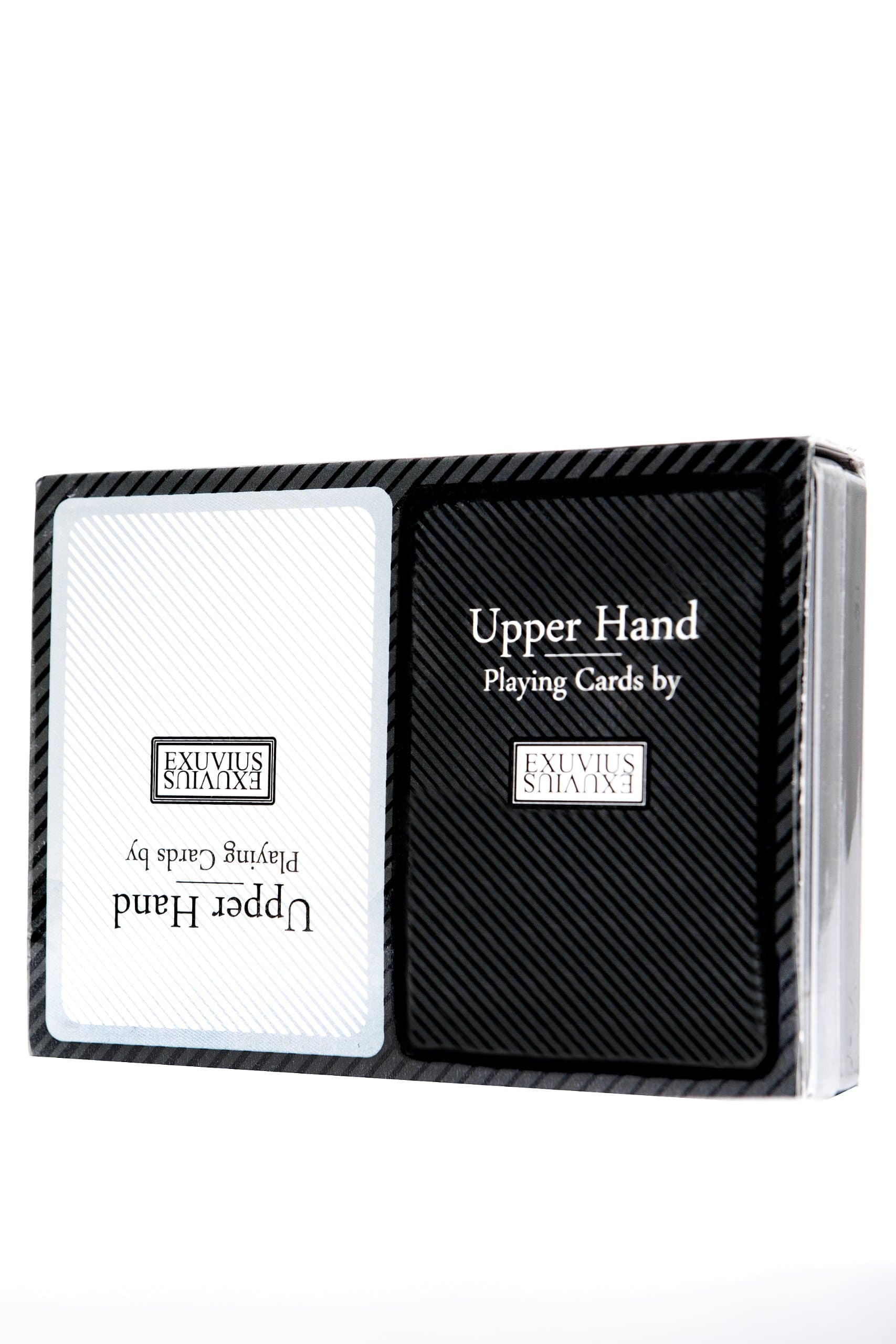 Upper Hand Playing Cards - Black and White Combo