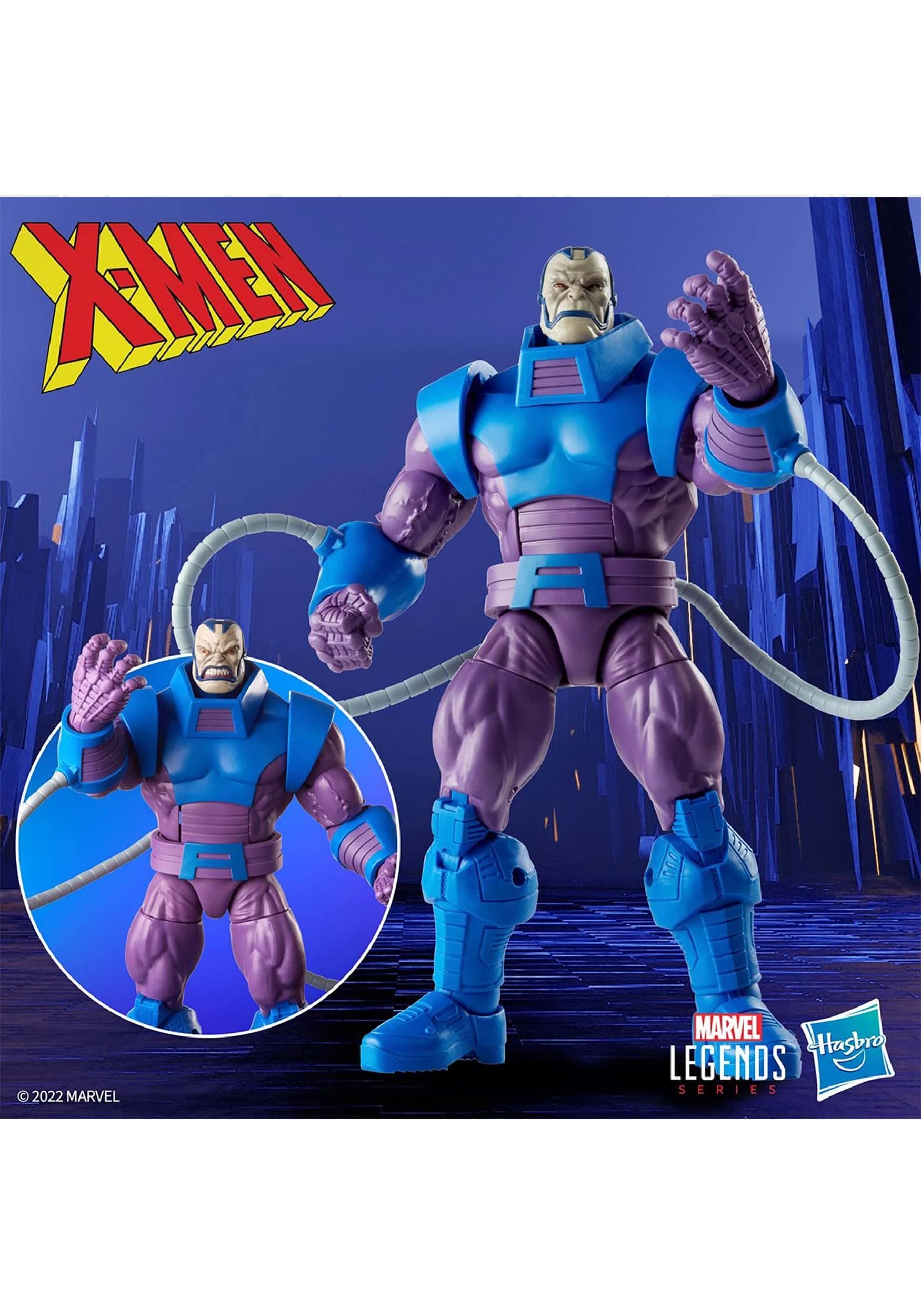 Marvel Legends Series The Uncanny X-Men 6-inch Apocalypse Retro Action Figure Toy, Includes 8 Accessories, Kids Ages 4 and Up