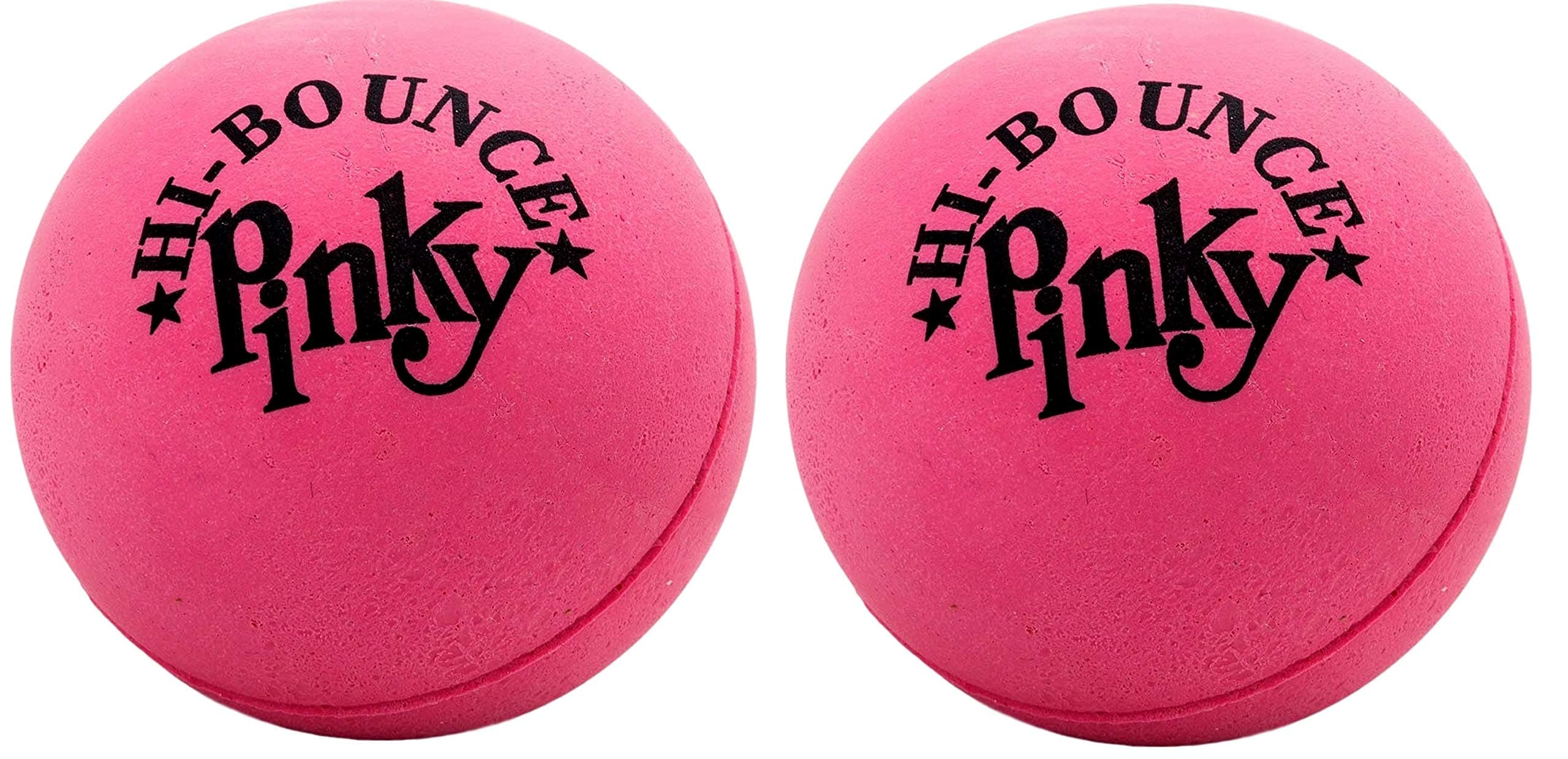 JA-RU Hi-Bounce Pinky Ball (2 Pack). Rubber Bouncy Balls for Kids. Small Pink Stress Relief Toy. Indoor & Outdoor Sport Party Favors. Bouncing Throwing Play Therapy.976-2