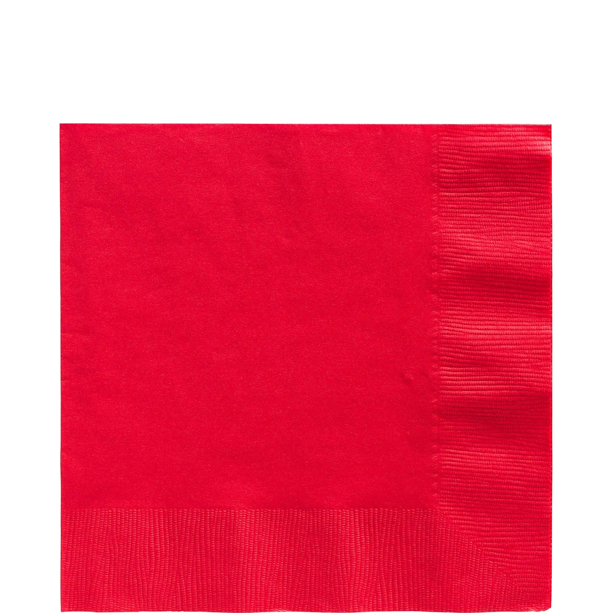 Apple Red Luncheon Napkins Big Party Pack, 100 Ct. 6 1/2" x 6 1/2"