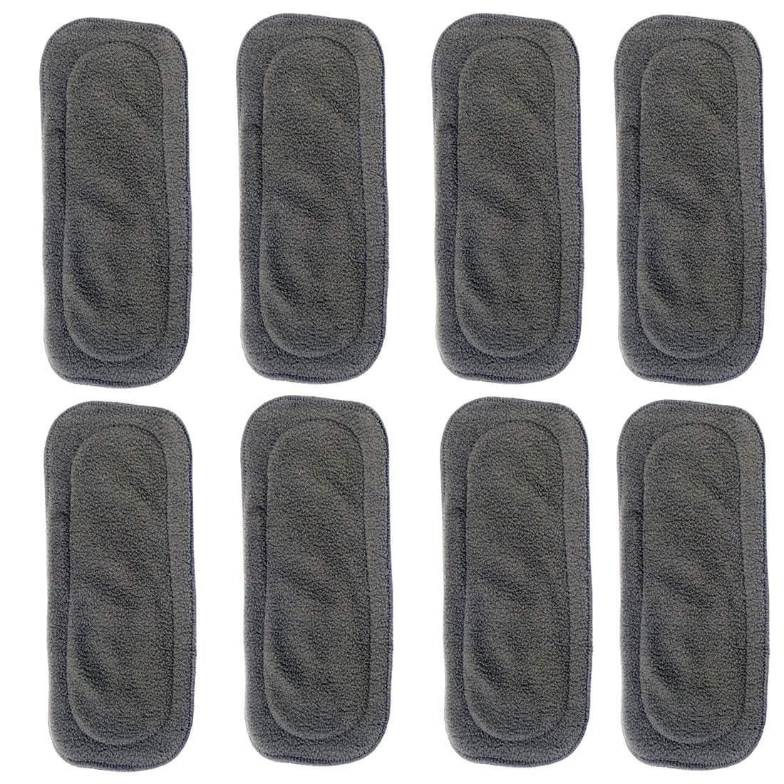 DOMENICO Diaper Inserts Reusable (Pack of 8) Baby Washable Cloth Diaper Nappies with Wet-Free Inserts for Babies (Standard, Insert Pad For Cloth Diapers